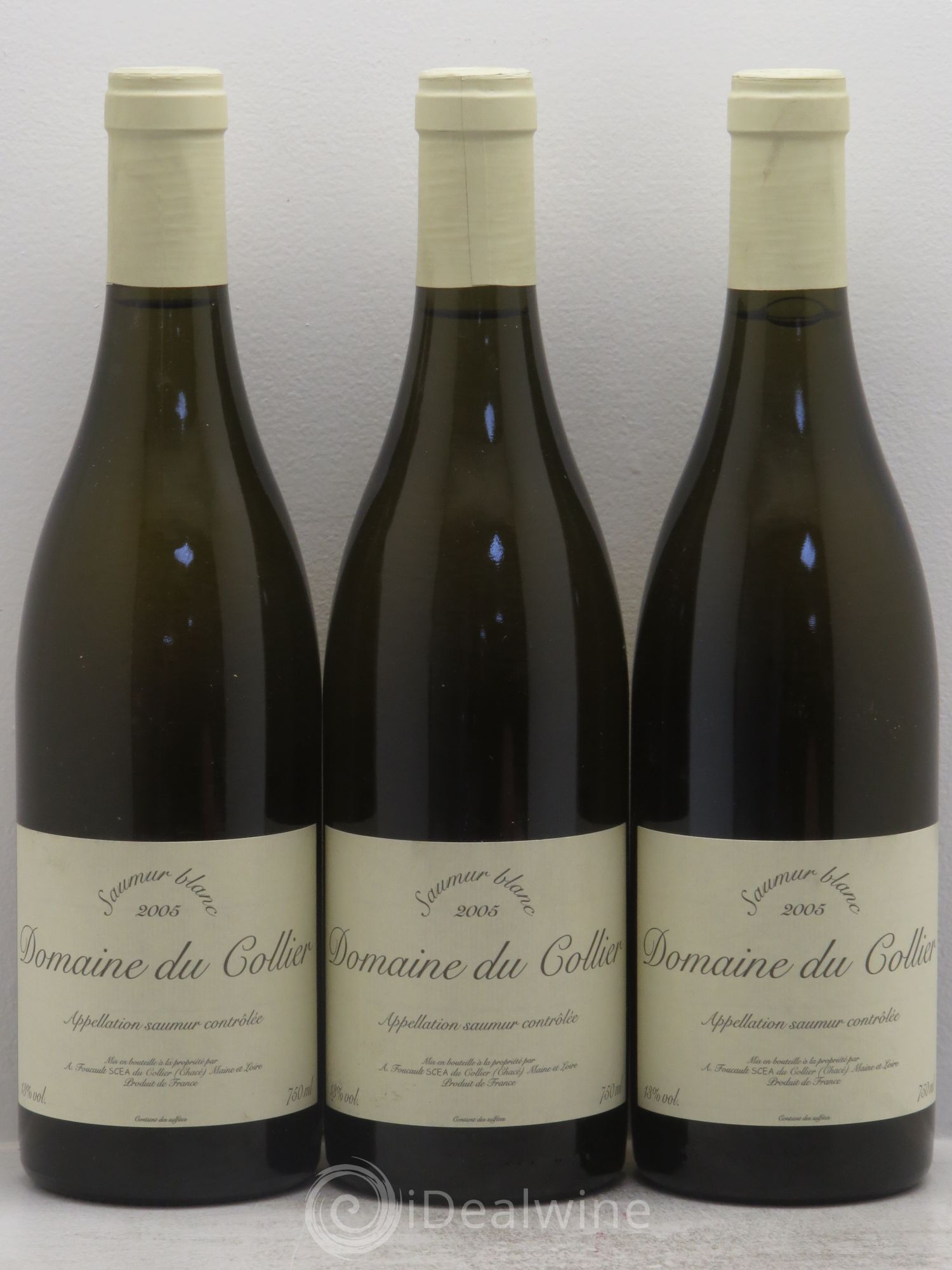 Saumur Domaine du Collier 2005 - Lot de 3 bouteilles - 0