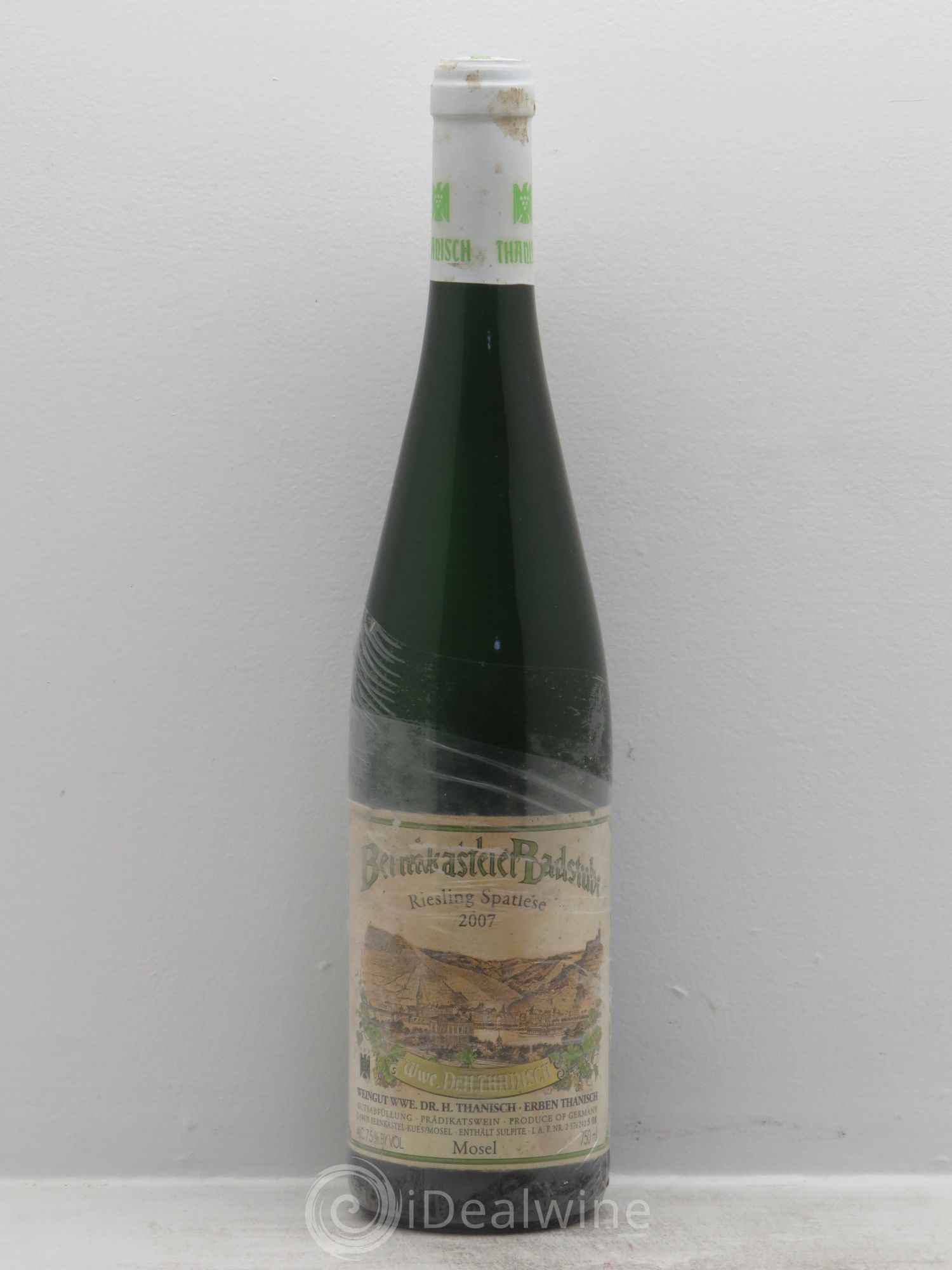 Riesling Riesling Spätlese Mosel Saar Ruwer Weingut Dr Thanisch Bernkasteler Badstube 2007 - Lotto di 1 bottiglia - 0