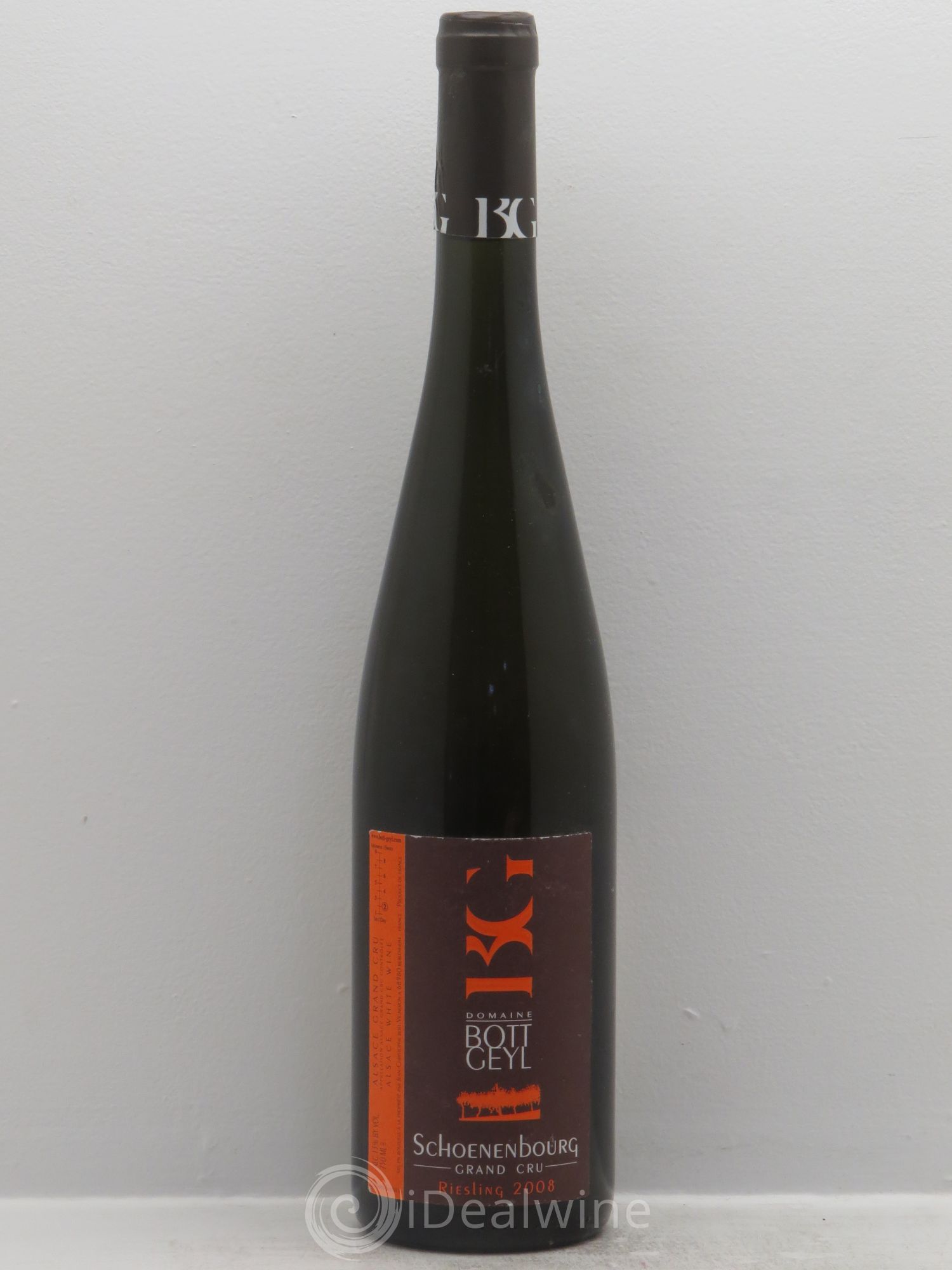 Alsace Grand Cru Schoenenbourg Riesling Bott-Geyl (Domaine) 2008 - Lot de 1 bouteille - 0