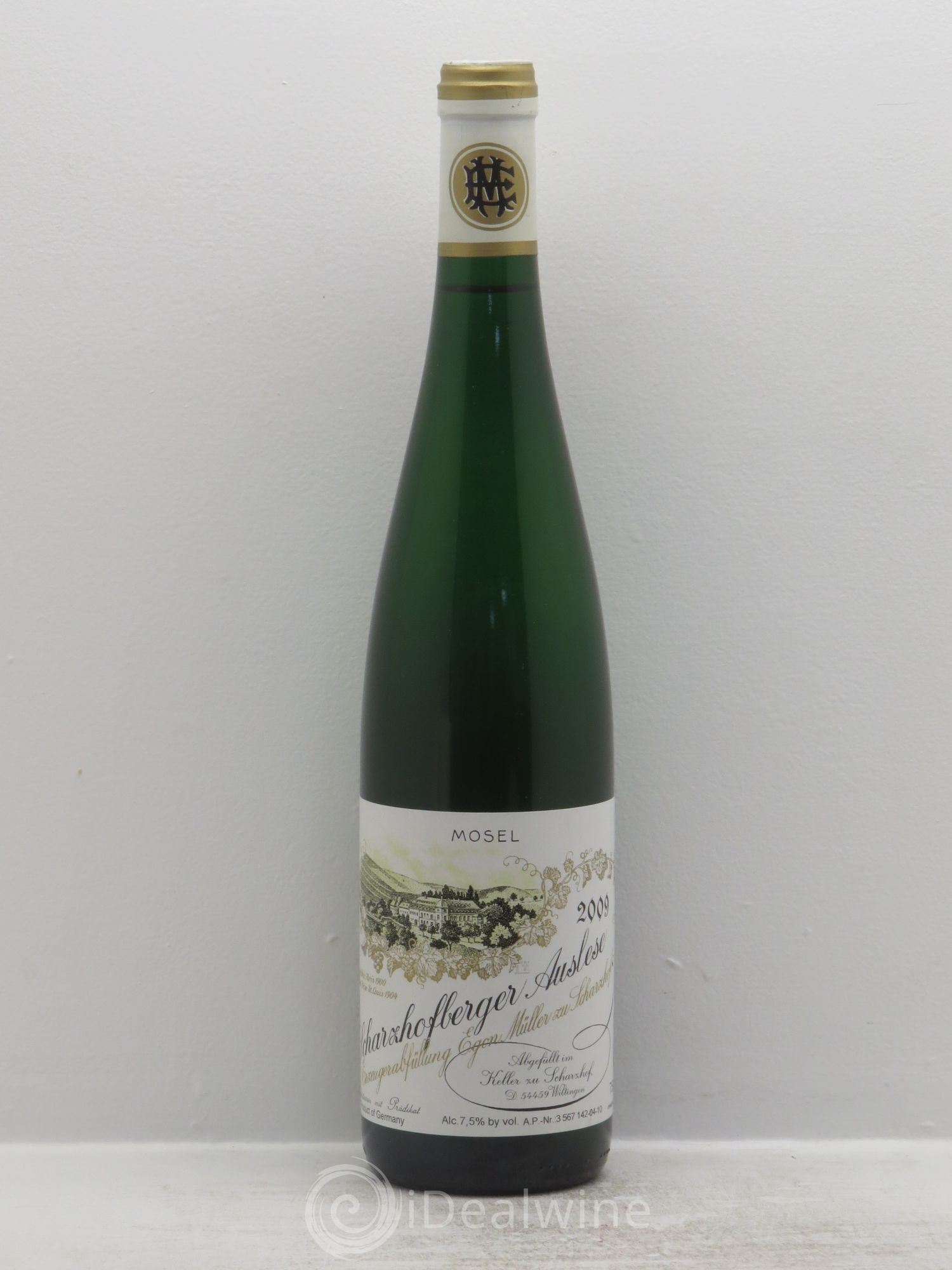Riesling Riesling Auslese Mosel Saar Ruwer Weingut Egon Müller Scharzhofberger 2009 - Posten von 1 Flasche - 0