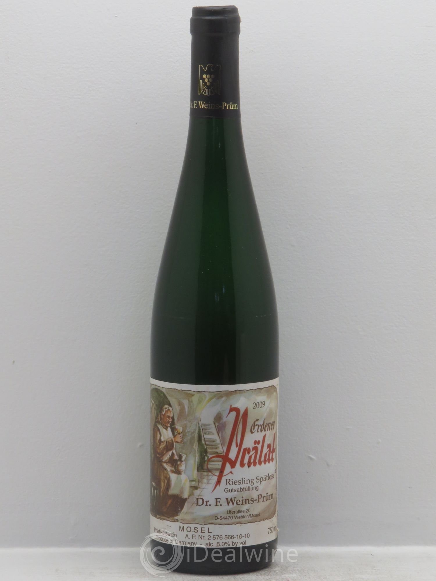 Riesling Spätlese Mosel Saar Ruwer Weingut Dr Weins Prüm Erdener Prälät 2009 - Lotto di 1 bottiglia - 0