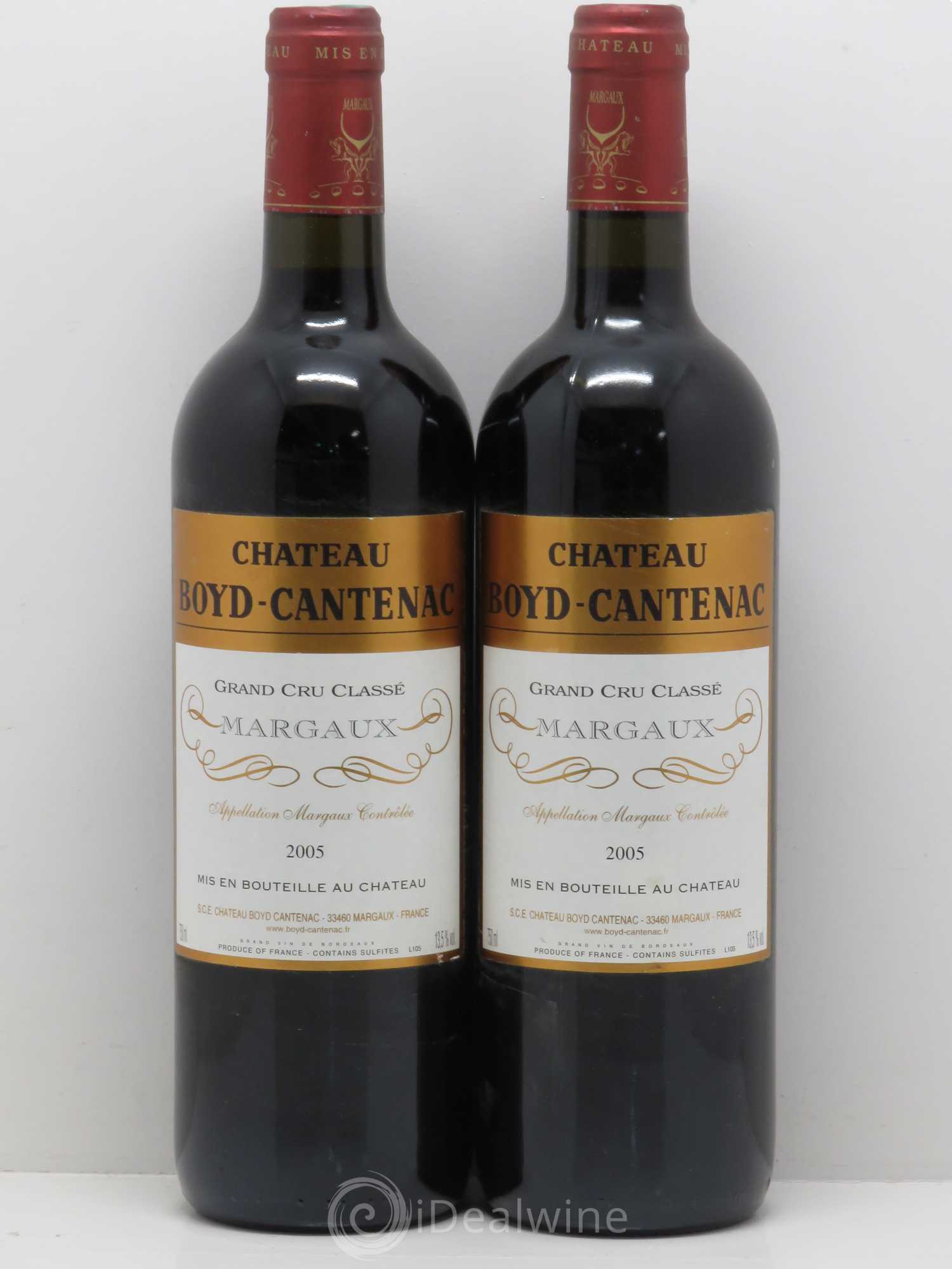 Château Boyd Cantenac 3ème Grand Cru Classé 2005 - Lot de 2 bouteilles - 0