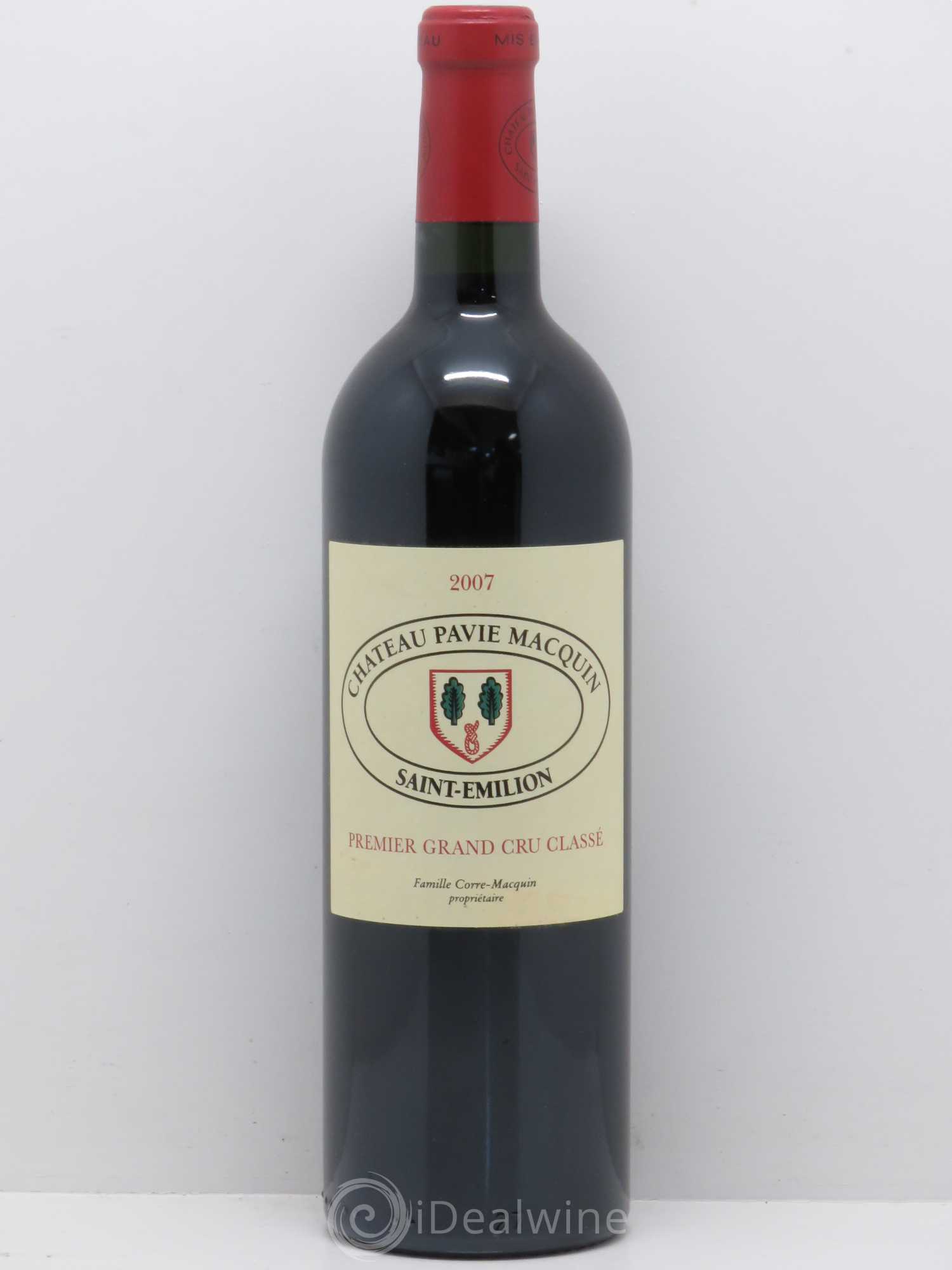 Château Pavie Macquin 1er Grand Cru Classé B 2007 - Lot de 1 bouteille - 0