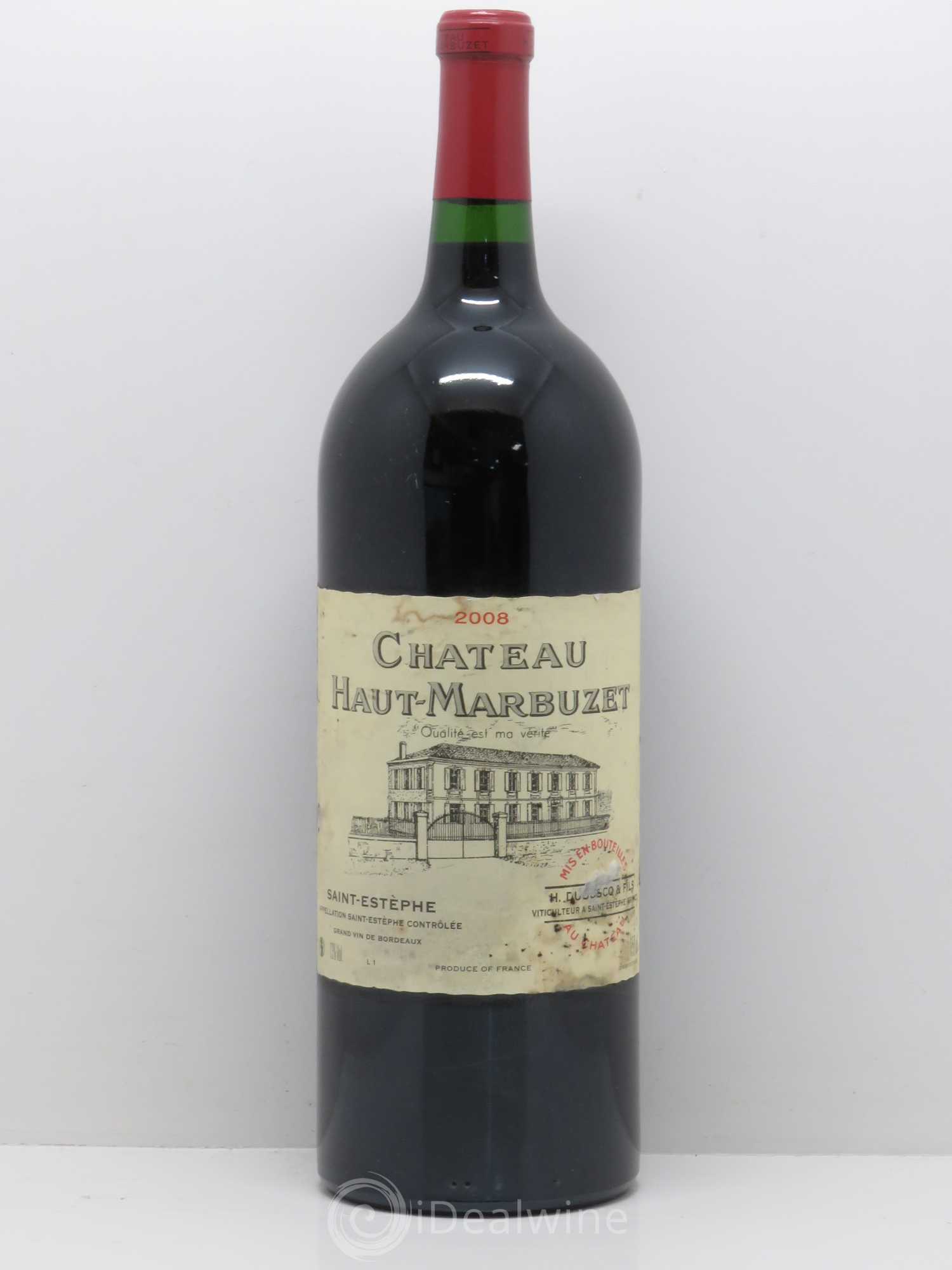 Château Haut Marbuzet 2008 - Lot de 1 magnum - 0