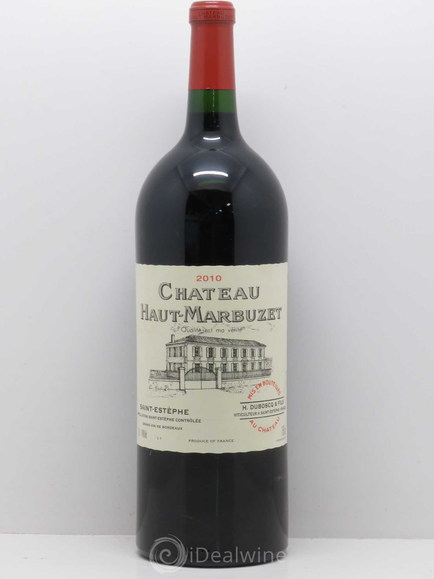 Château Haut Marbuzet 2010 - Lot de 1 magnum - 0