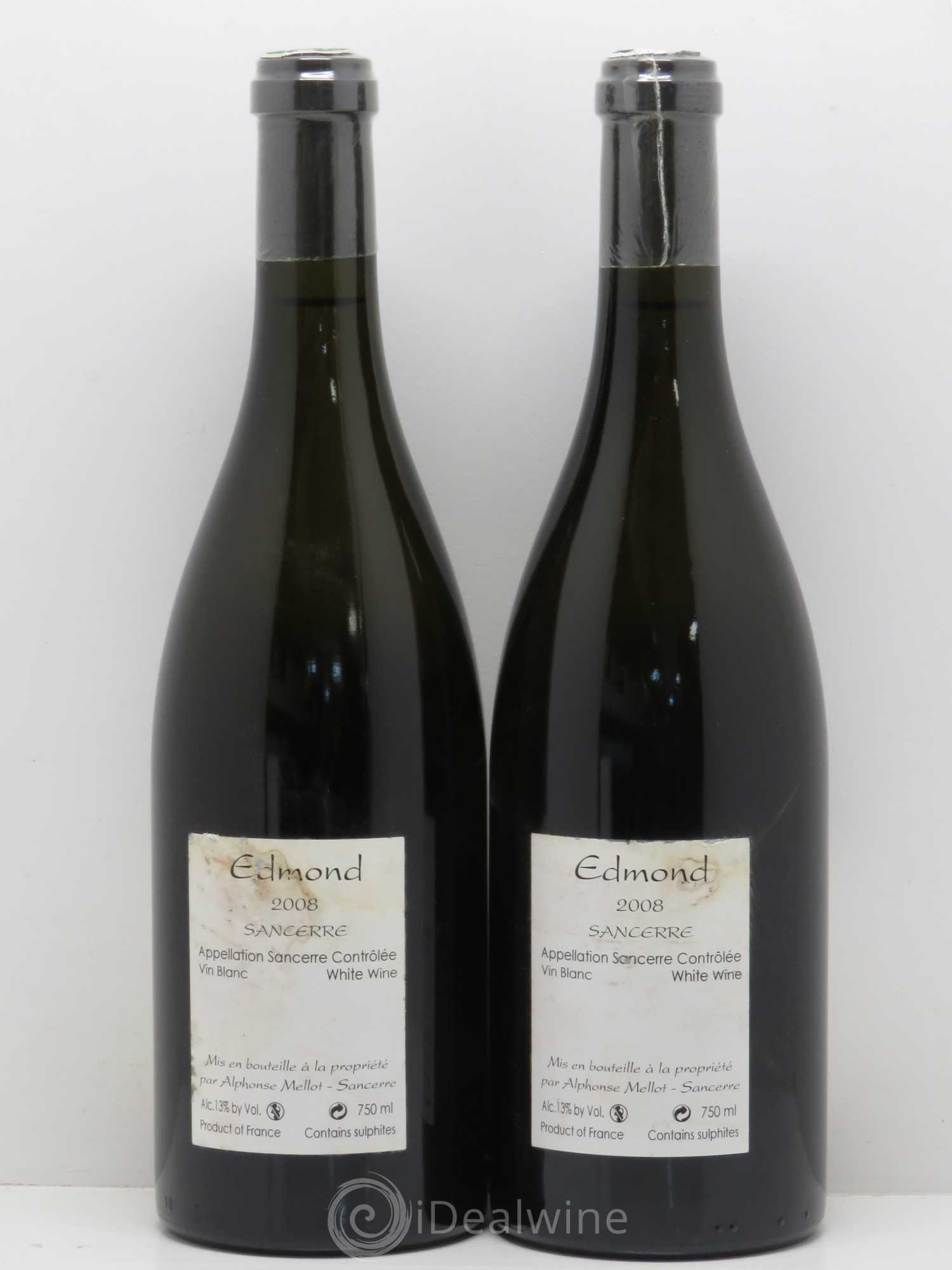 Sancerre Cuvée Edmond Alphonse Mellot 2008 - Lot de 2 bouteilles - 1