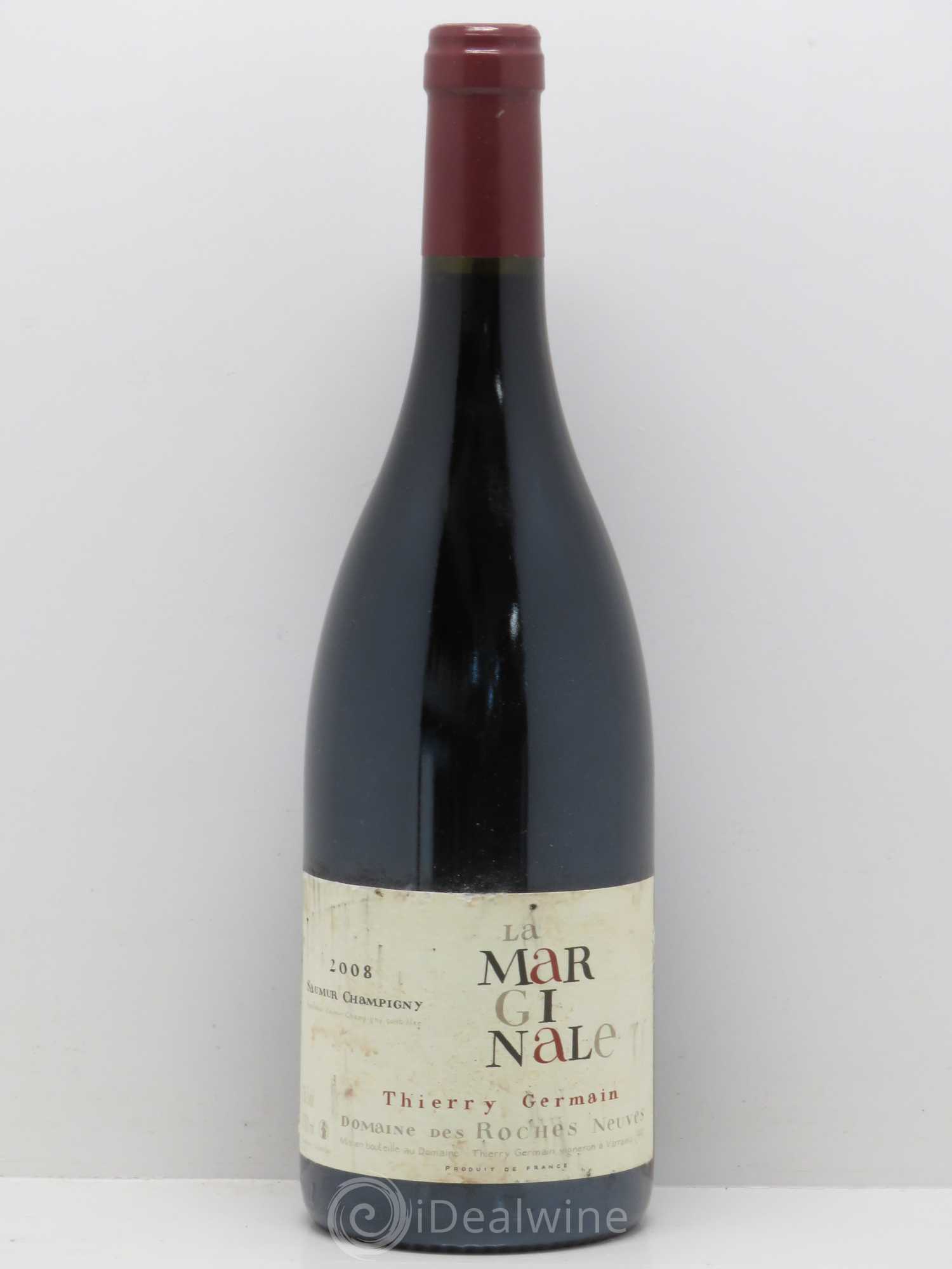 Saumur-Champigny La Marginale Domaine des Roches Neuves - Thierry Germain 2008 - Lot de 1 bouteille - 0