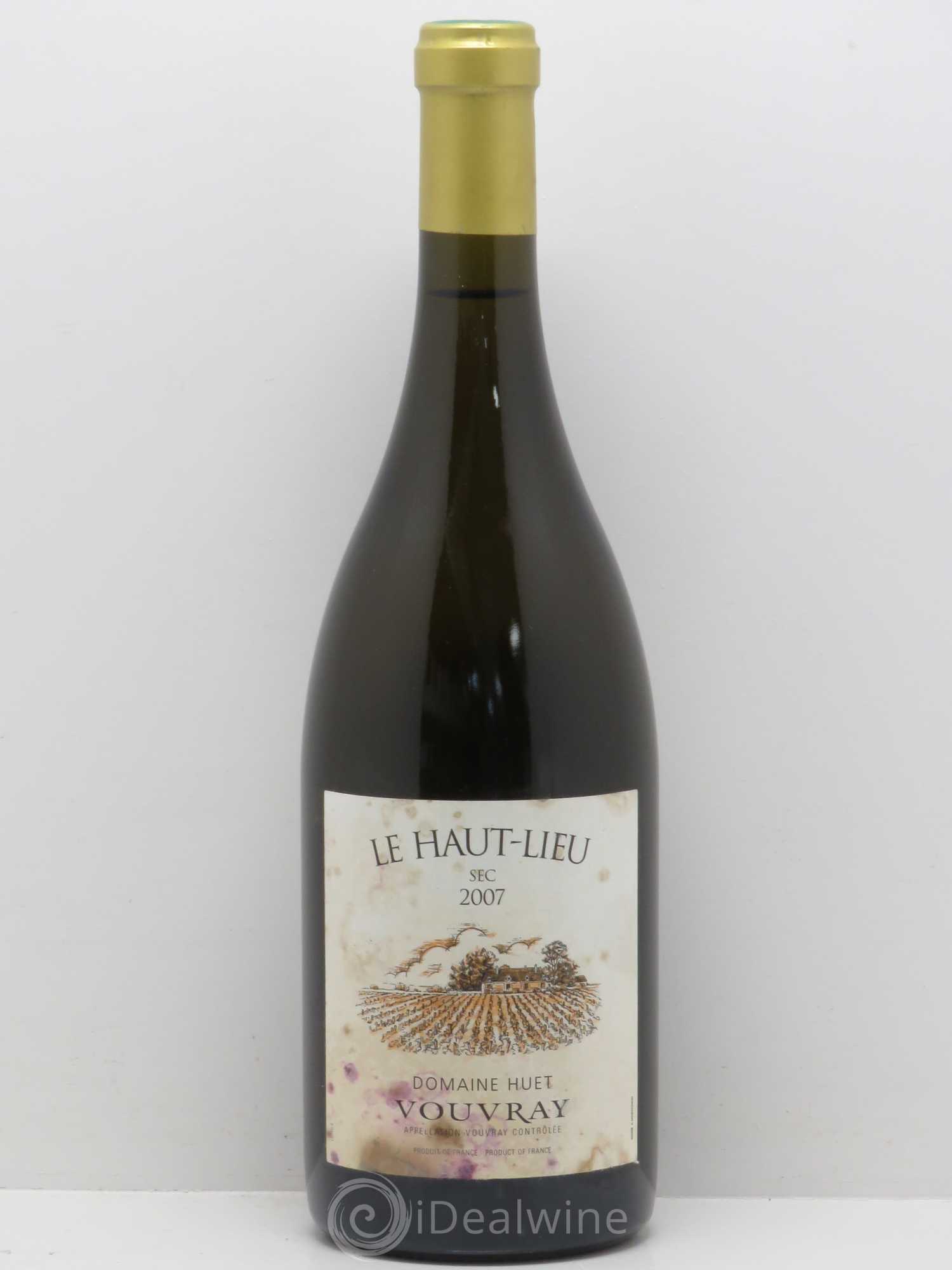 Vouvray Le Haut-Lieu Moelleux Domaine Huet 2007 - Lotto di 1 bottiglia - 0