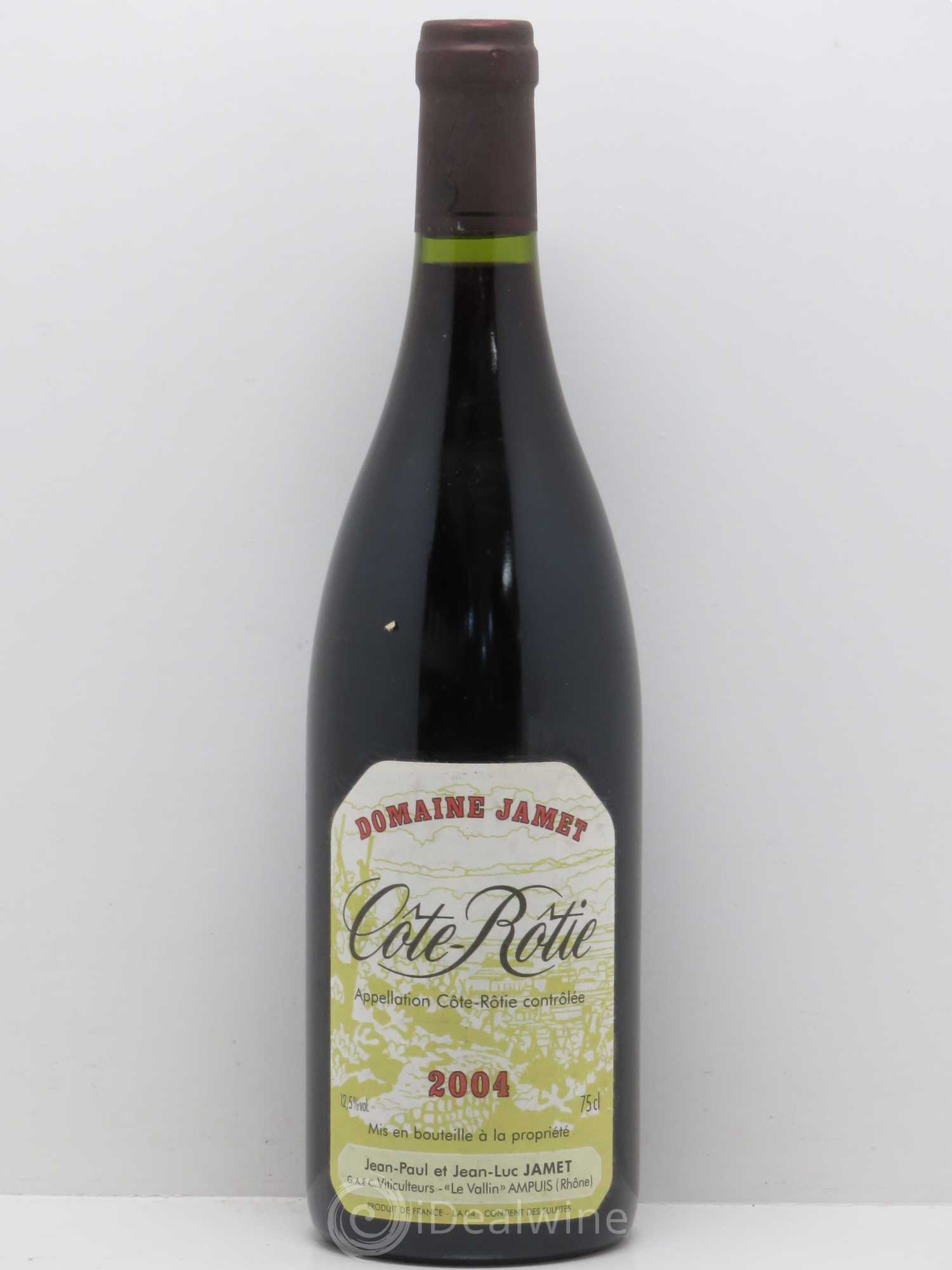 Côte-Rôtie Jamet (Domaine) 2004 - Lot de 1 bouteille - 0