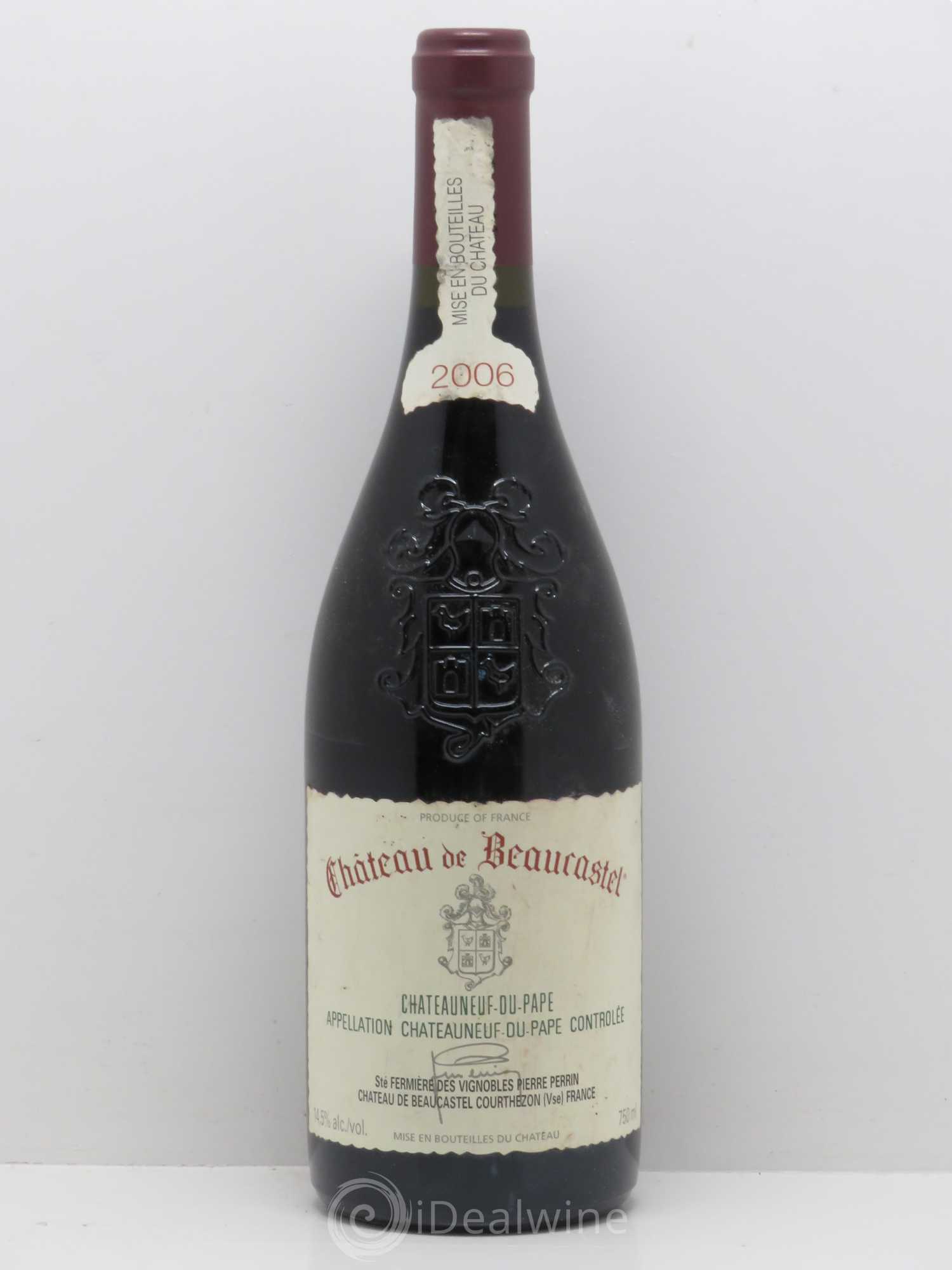Châteauneuf-du-Pape Château de Beaucastel Famille Perrin 2006 - Lot de 1 bouteille - 0