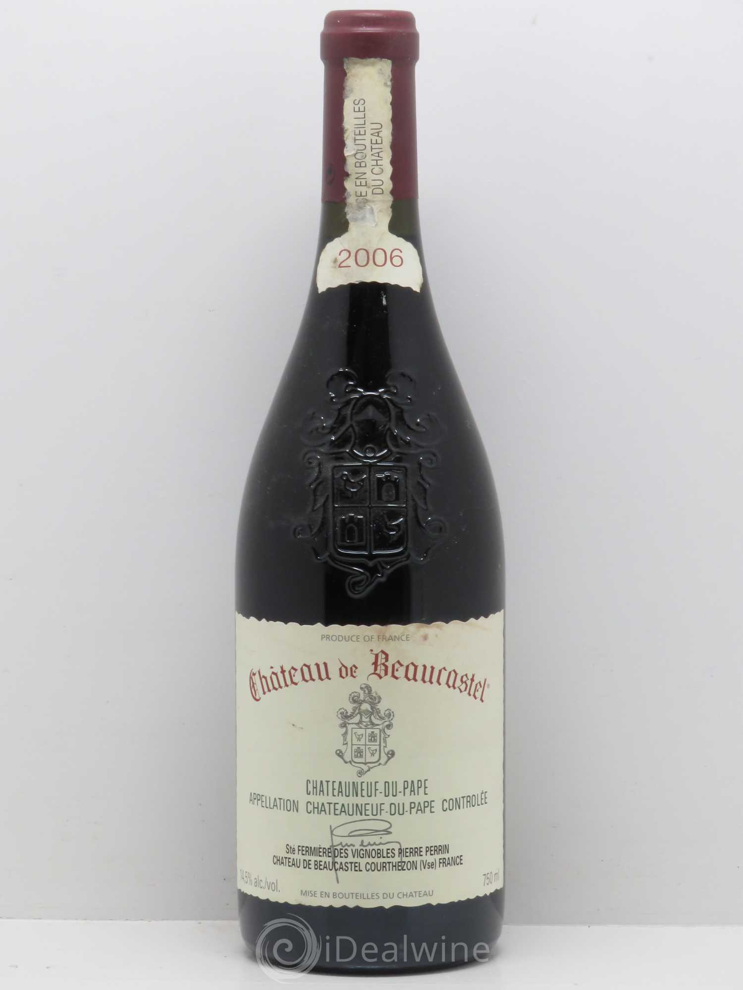 Châteauneuf-du-Pape Château de Beaucastel Famille Perrin 2006 - Lot de 1 bouteille - 0