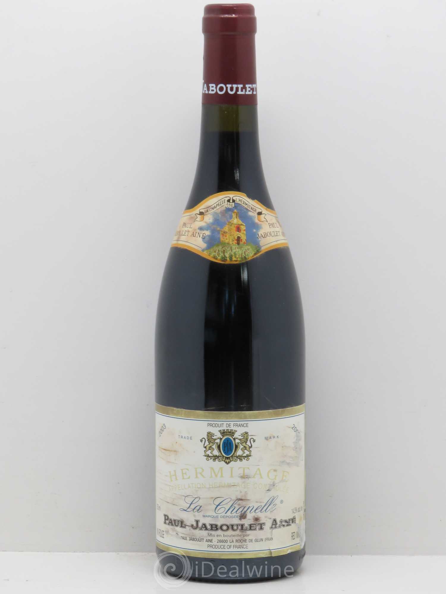 Hermitage La Chapelle Paul Jaboulet Ainé 2003 - Lot de 1 bouteille - 0