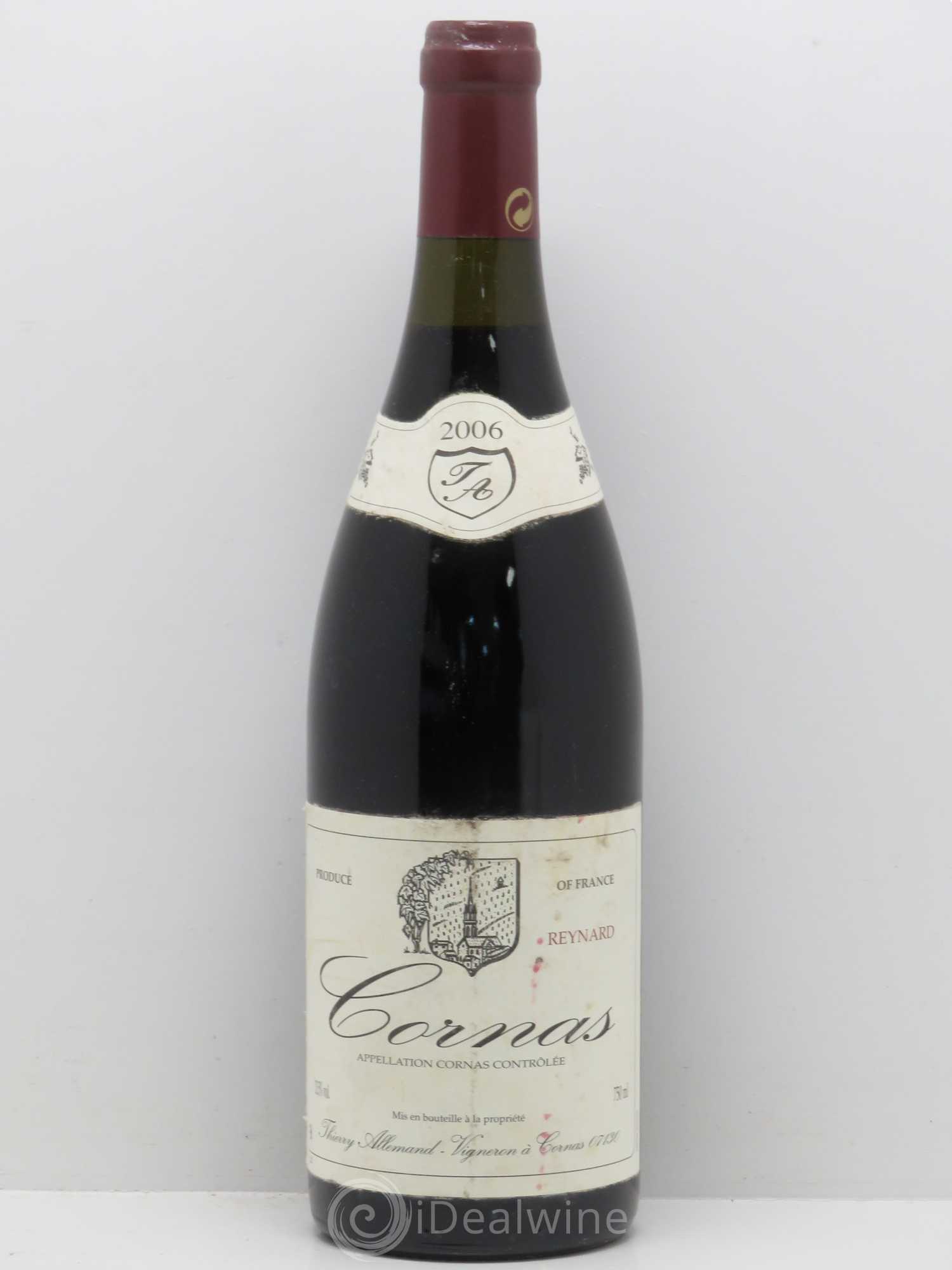 Cornas Reynard Thierry Allemand 2006 - Lot de 1 bouteille - 0