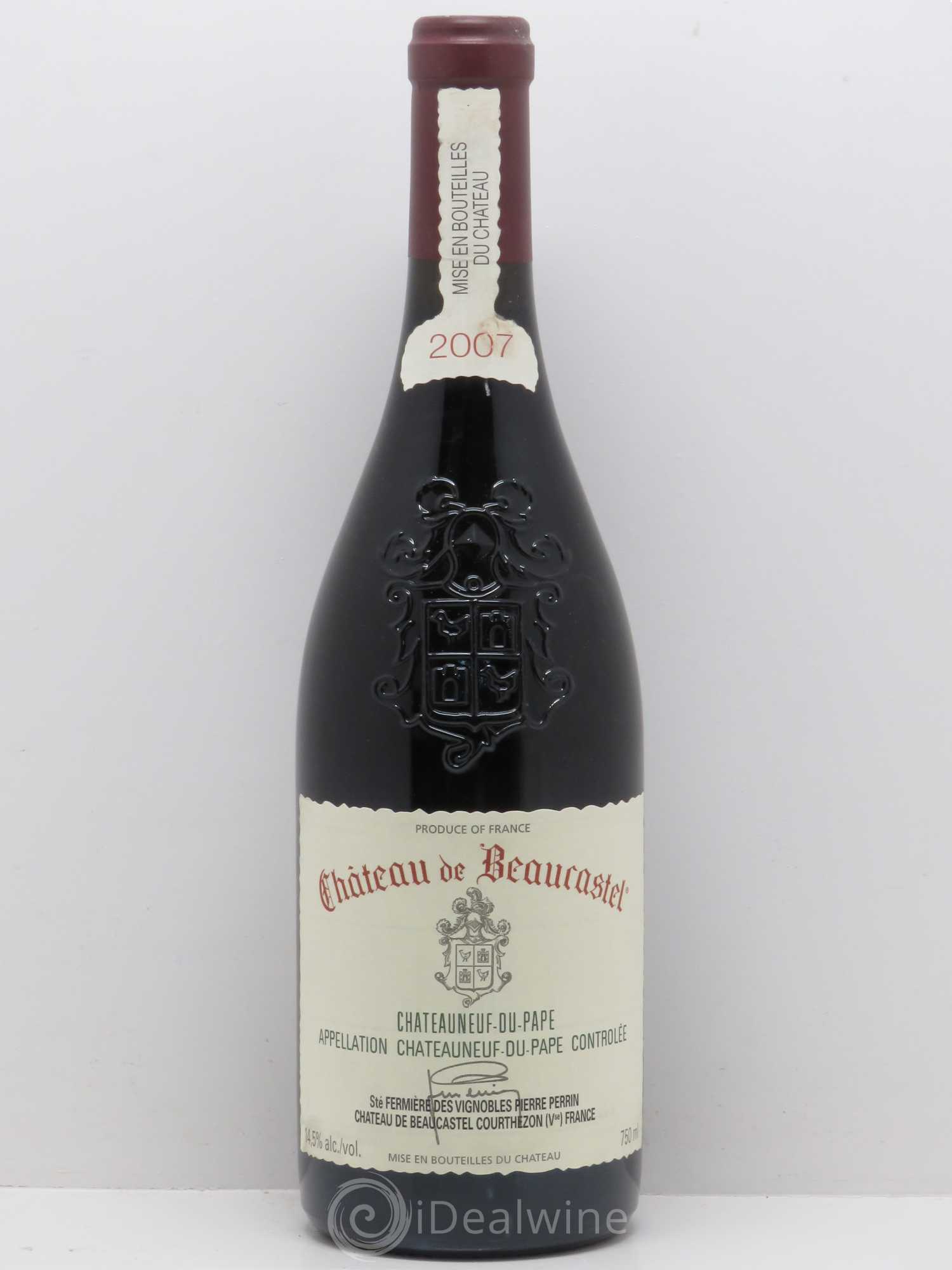 Châteauneuf-du-Pape Château de Beaucastel Famille Perrin 2007 - Lot de 1 bouteille - 0