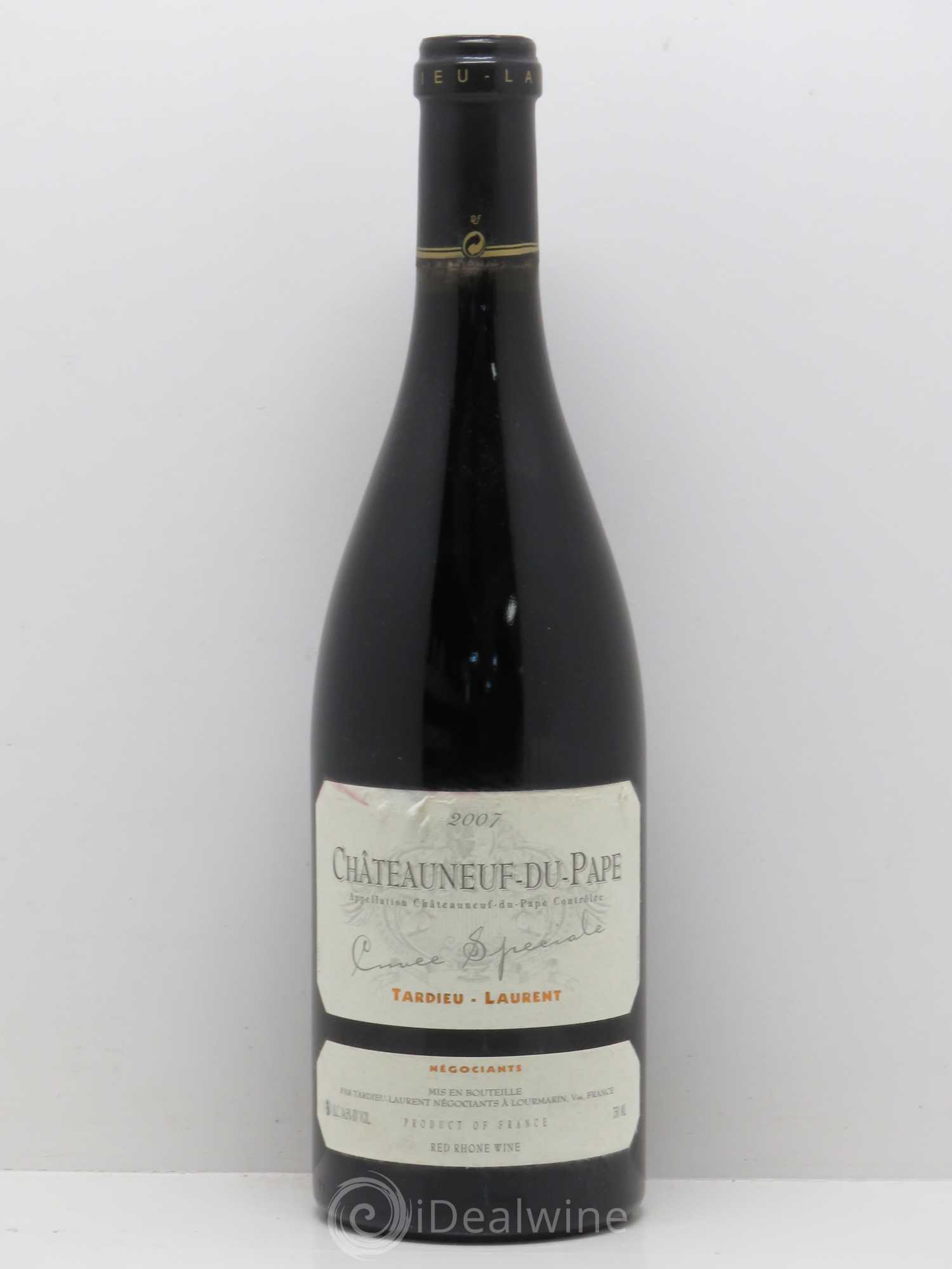 Châteauneuf-du-Pape Tardieu-Laurent Cuvée spéciale Famille Tardieu 2007 - Lot de 1 bouteille - 0