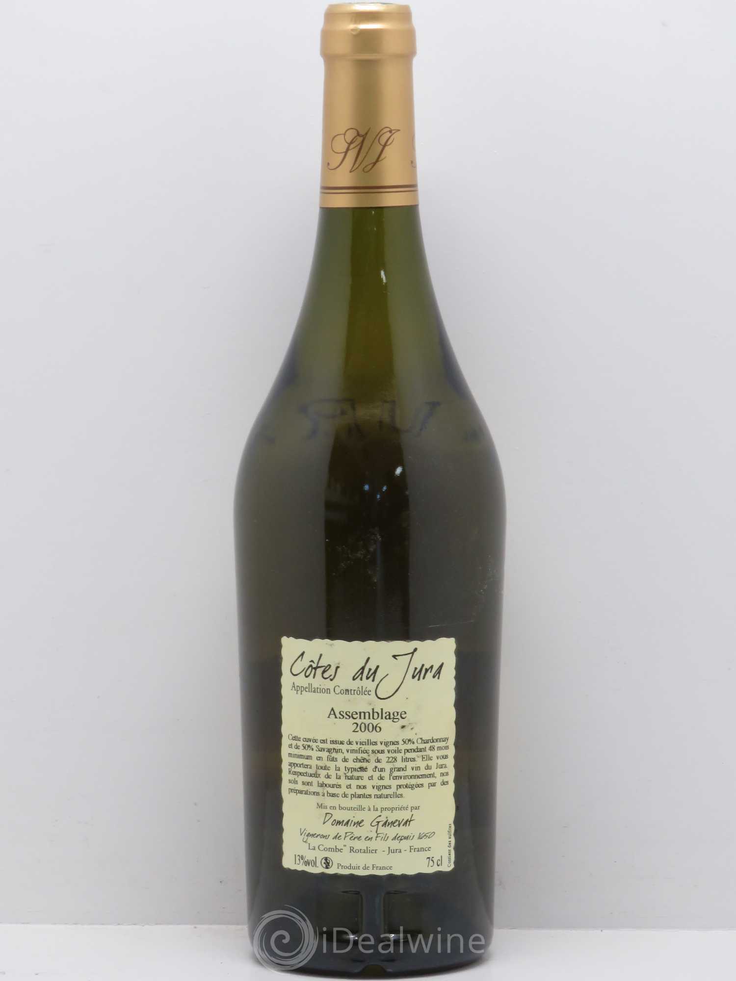 Côtes du Jura Cuvée de Garde Jean-François Ganevat (Domaine) 2006 - Lot de 1 bouteille - 1