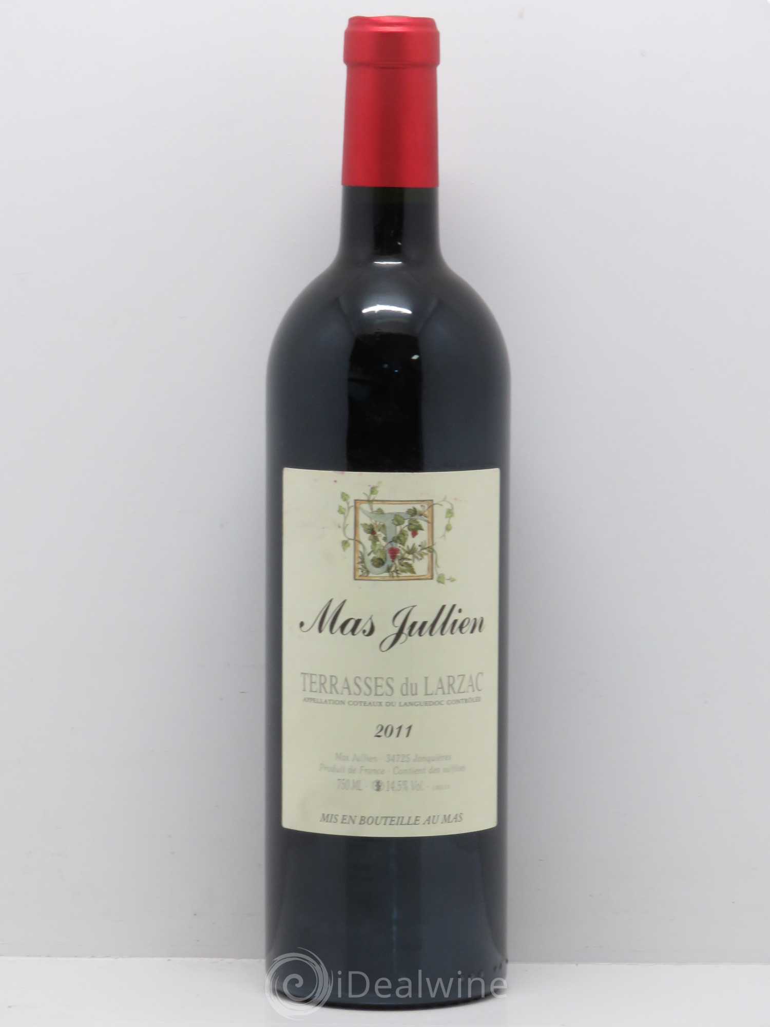 Terrasses du Larzac Mas Jullien Olivier Jullien 2011 - Lot de 1 bouteille - 0
