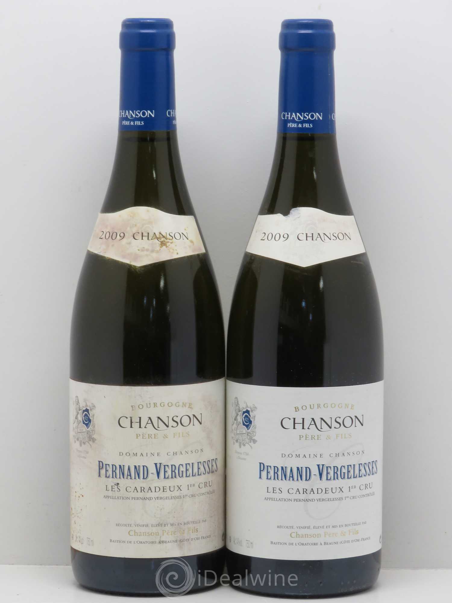 Pernand-Vergelesses 1er Cru Domaine Chanson Les Caradeux 2009 - Posten von 2 Flaschen - 0
