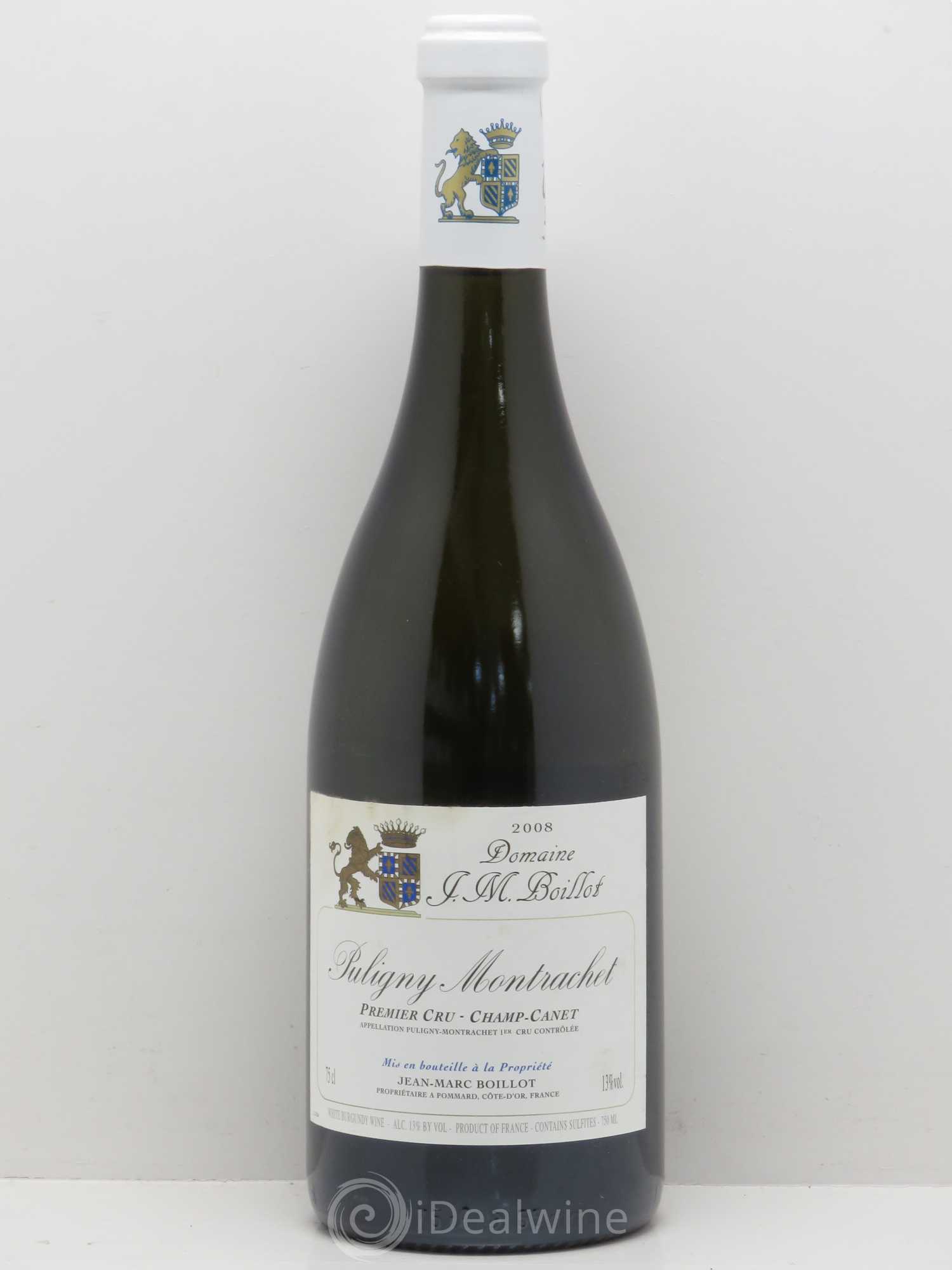 Puligny-Montrachet 1er Cru Domaine Jean Marc Boillot Champ Canet 2008 - Posten von 1 Flasche - 0
