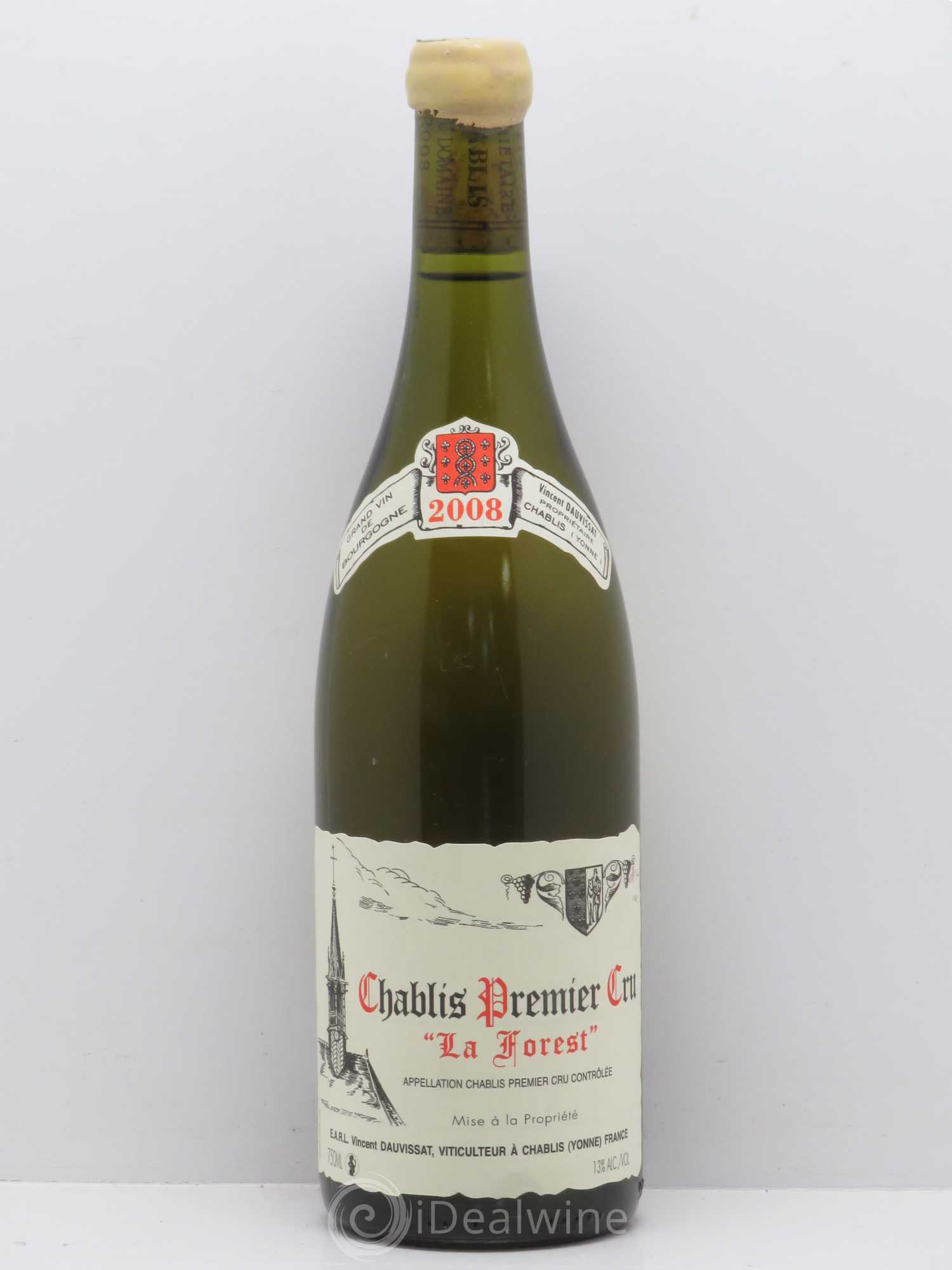 Chablis 1er Cru La Forest Vincent Dauvissat (Domaine) 2008 - Lot de 1 bouteille - 0
