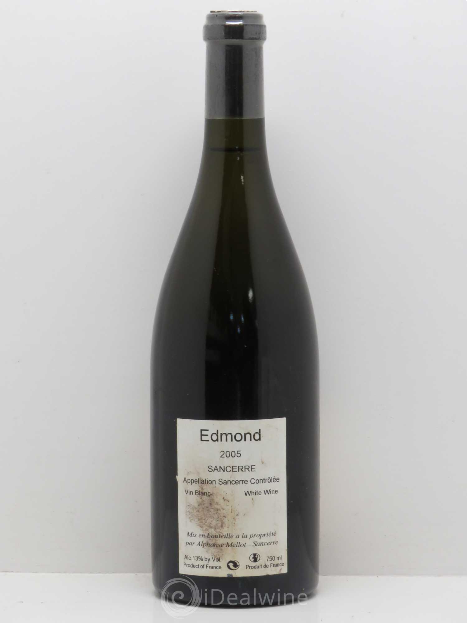 Sancerre Cuvée Edmond Alphonse Mellot 2005 - Lot de 1 bouteille - 1
