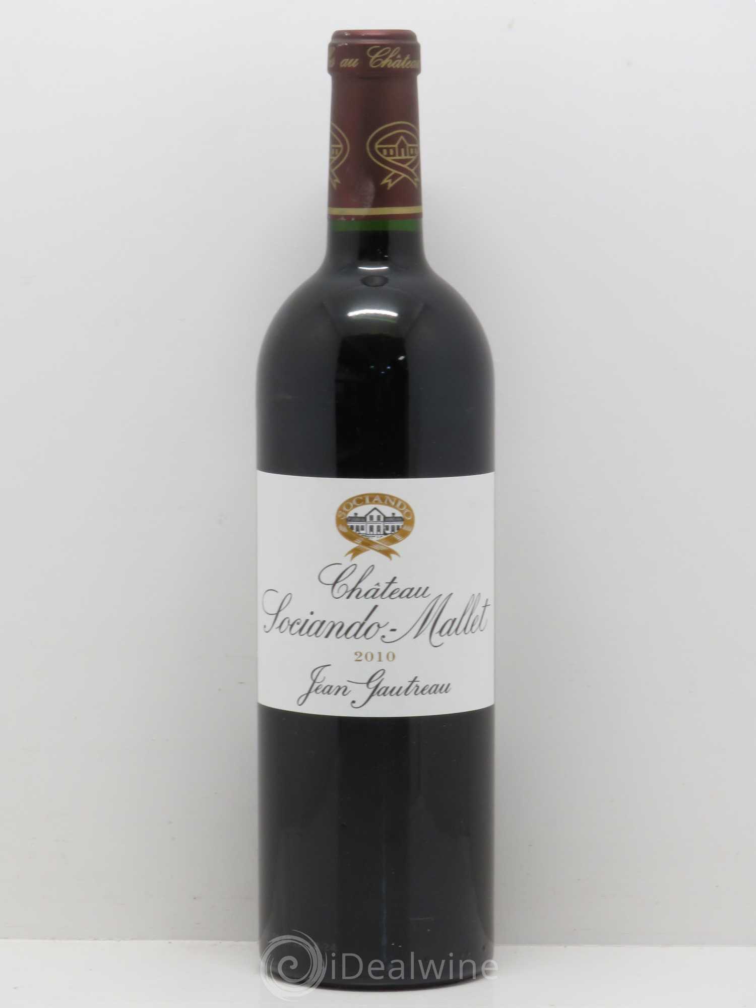 Château Sociando Mallet 2010 - Lot de 1 bouteille - 0