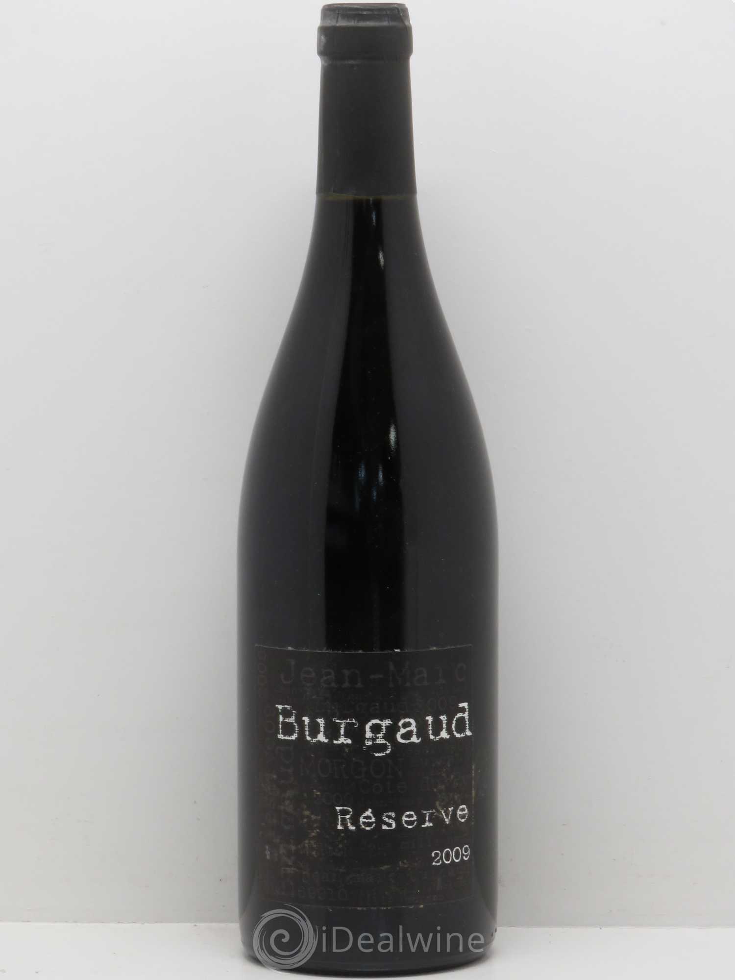 Morgon Côte du Py Réserve Jean-Marc Burgaud (Domaine) 2009 - Lot de 1 bouteille - 0