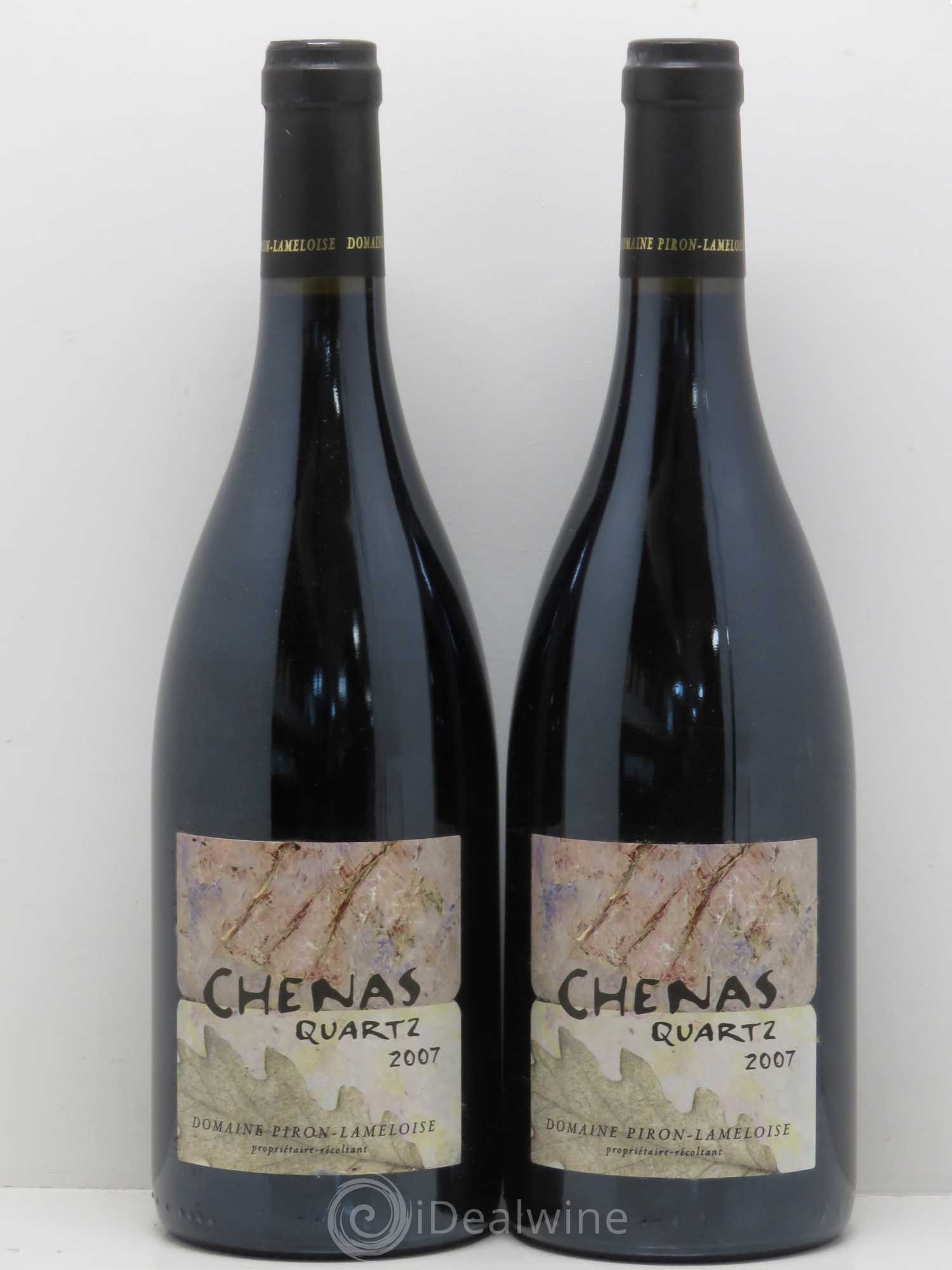 Chénas Quartz Dominique Piron (Domaine) 2007 - Lot de 2 bouteilles - 0