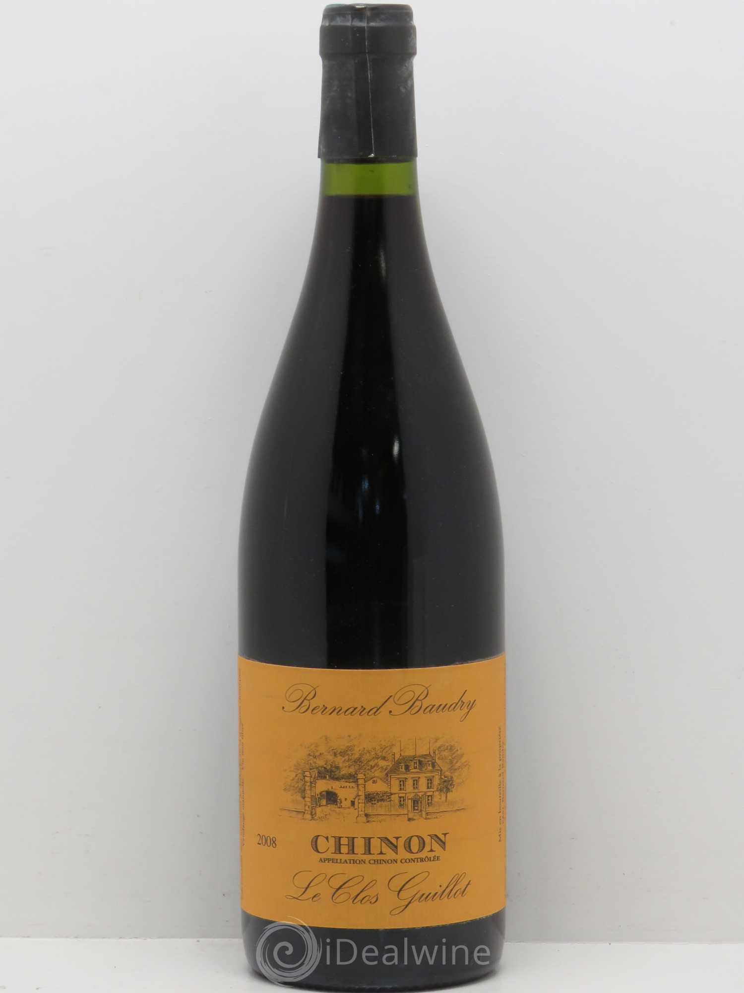 Chinon Le Clos Guillot Bernard Baudry 2008 - Lot de 1 bouteille - 0