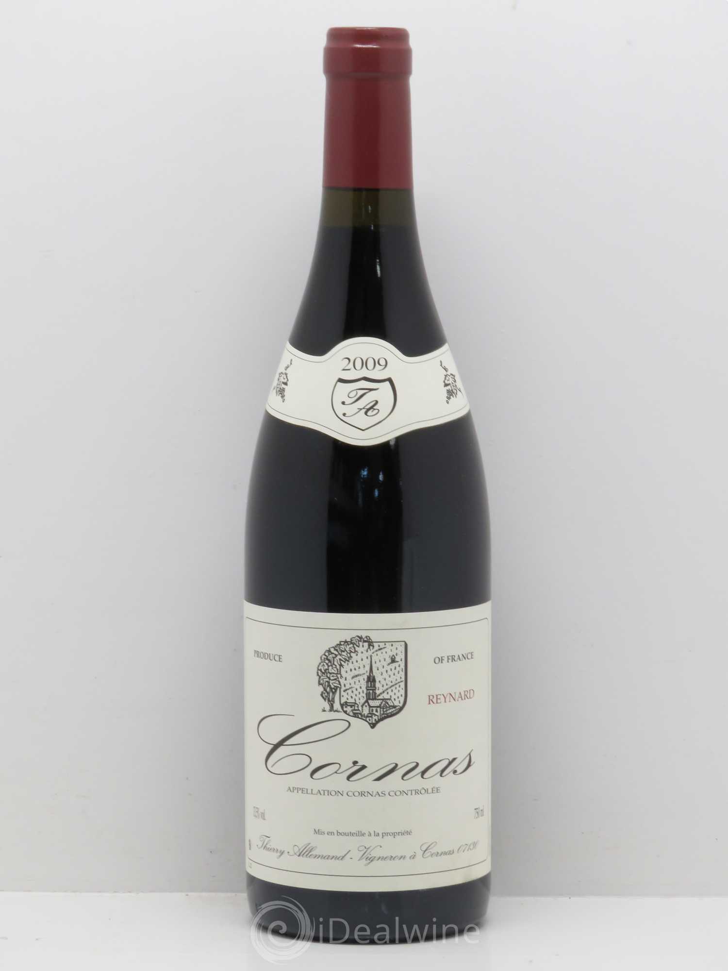 Cornas Reynard Thierry Allemand 2009 - Lot de 1 bouteille - 0