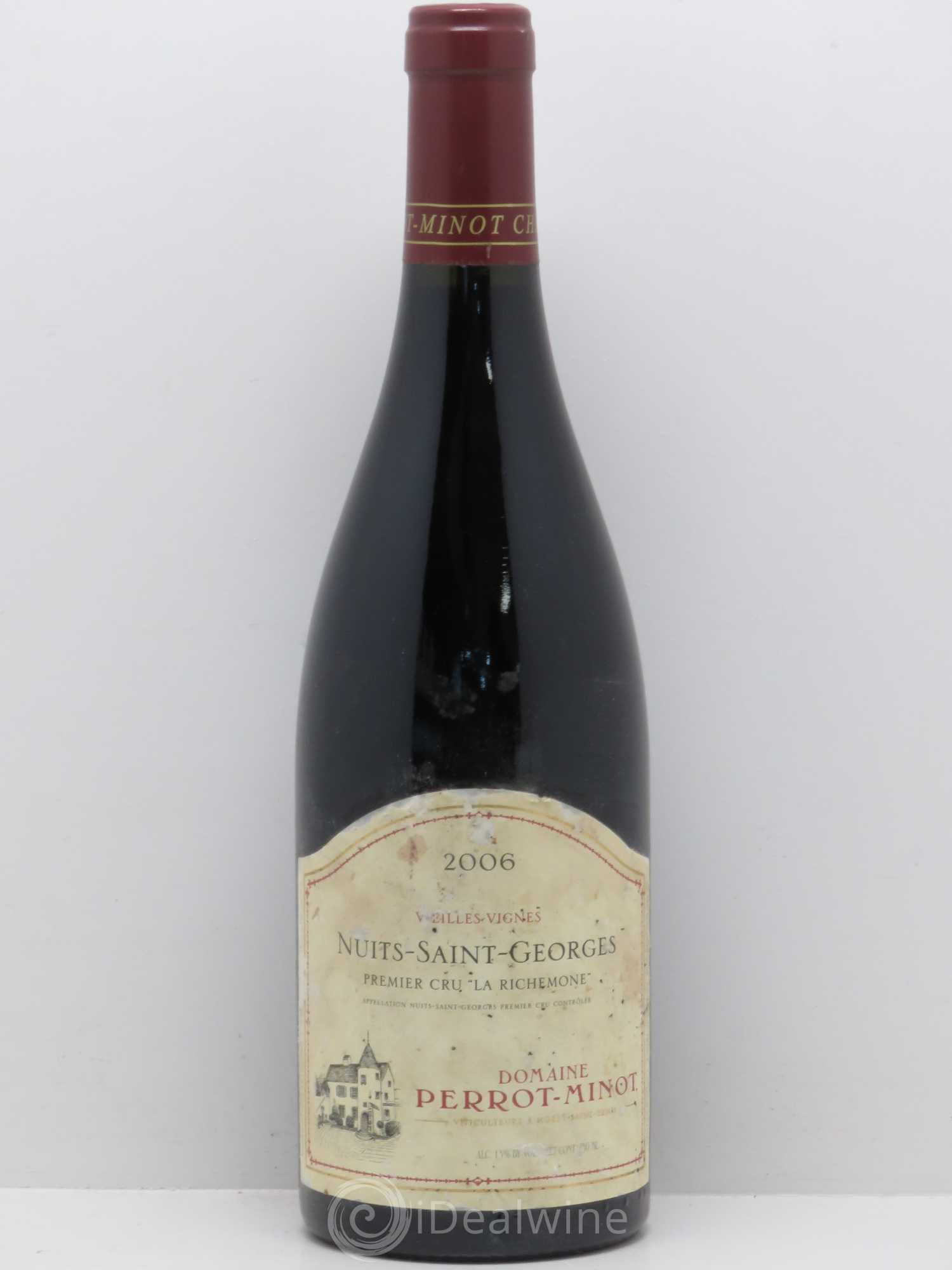 Nuits-Saint-Georges 1er Cru La Richemone Vieilles Vignes Perrot-Minot 2006 - Lot de 1 bouteille - 0