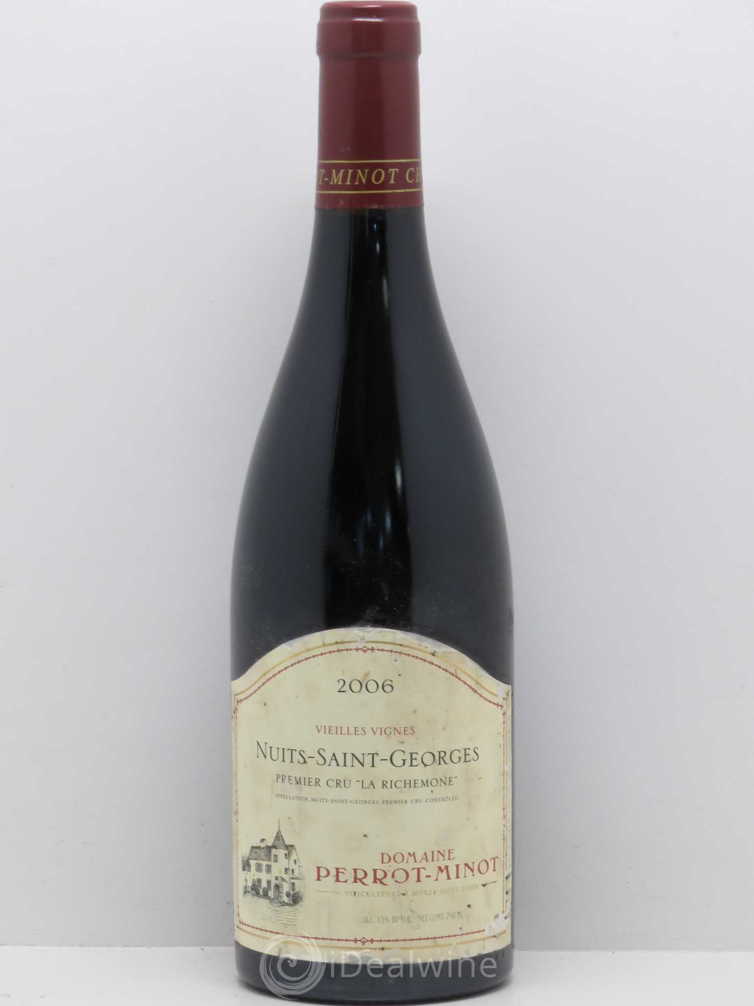 Nuits-Saint-Georges 1er Cru La Richemone Vieilles Vignes Perrot-Minot 2006 - Lot de 1 bouteille - 0