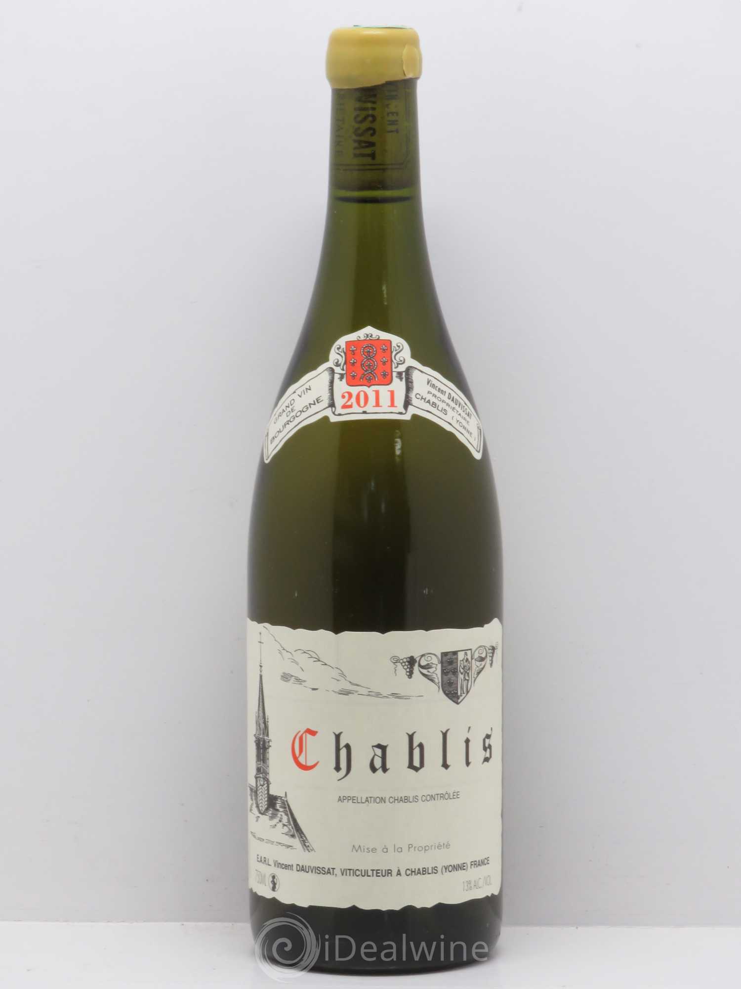 Chablis Vincent Dauvissat (Domaine) 2011 - Lot de 1 bouteille - 0