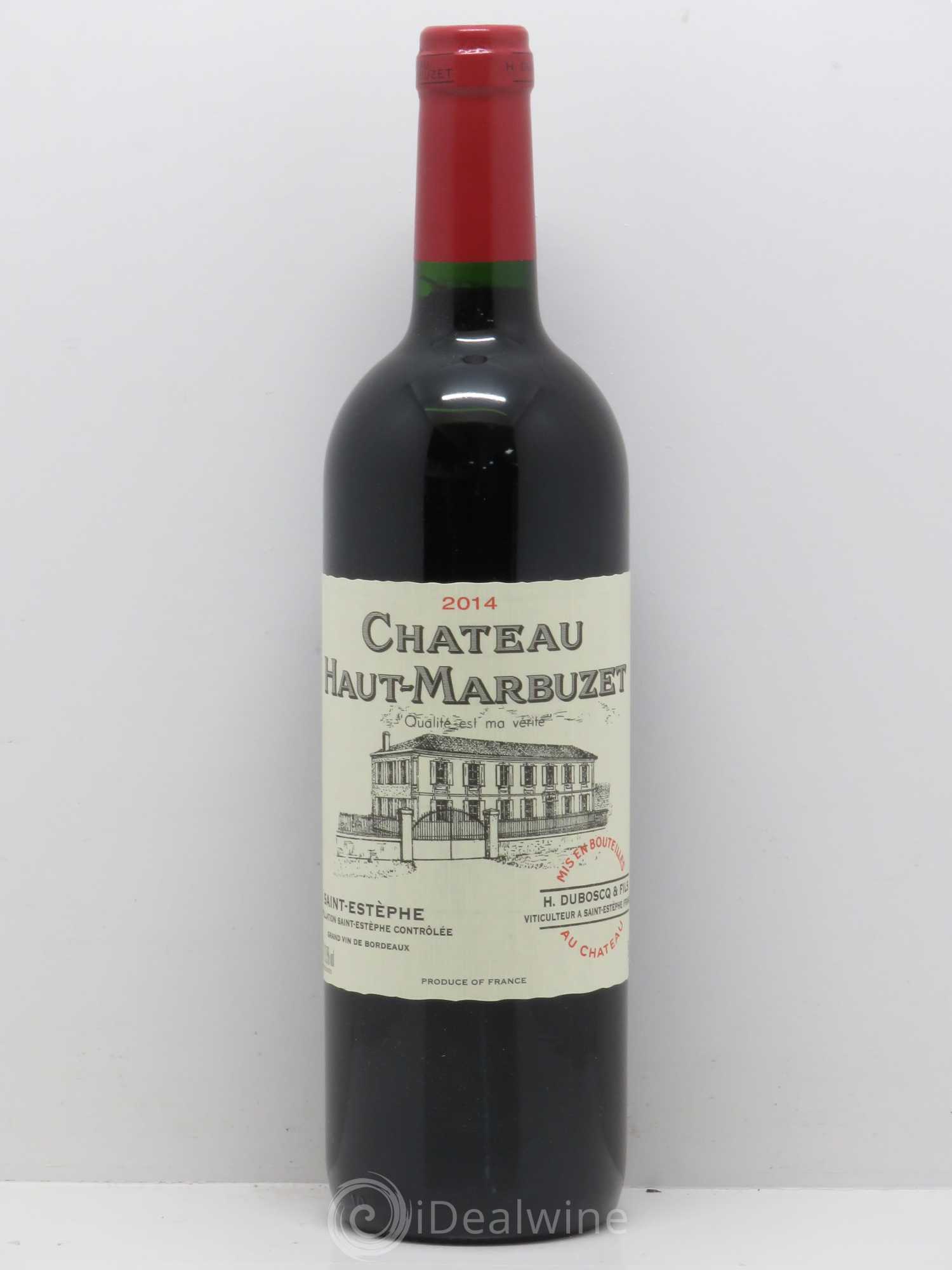 Château Haut Marbuzet 2014 - Lot de 1 bouteille - 0