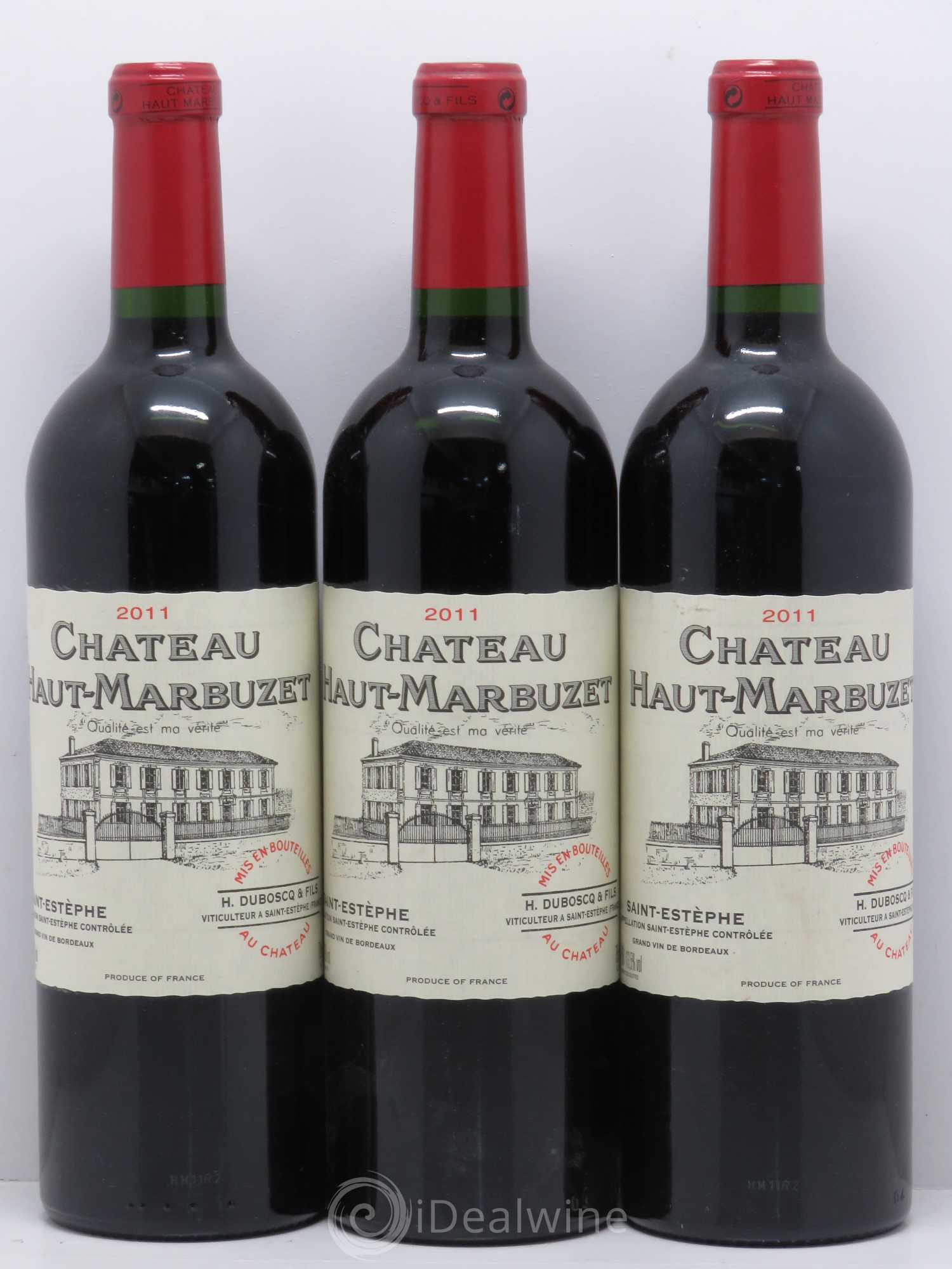 Château Haut Marbuzet 2011 - Lot de 3 bouteilles - 0