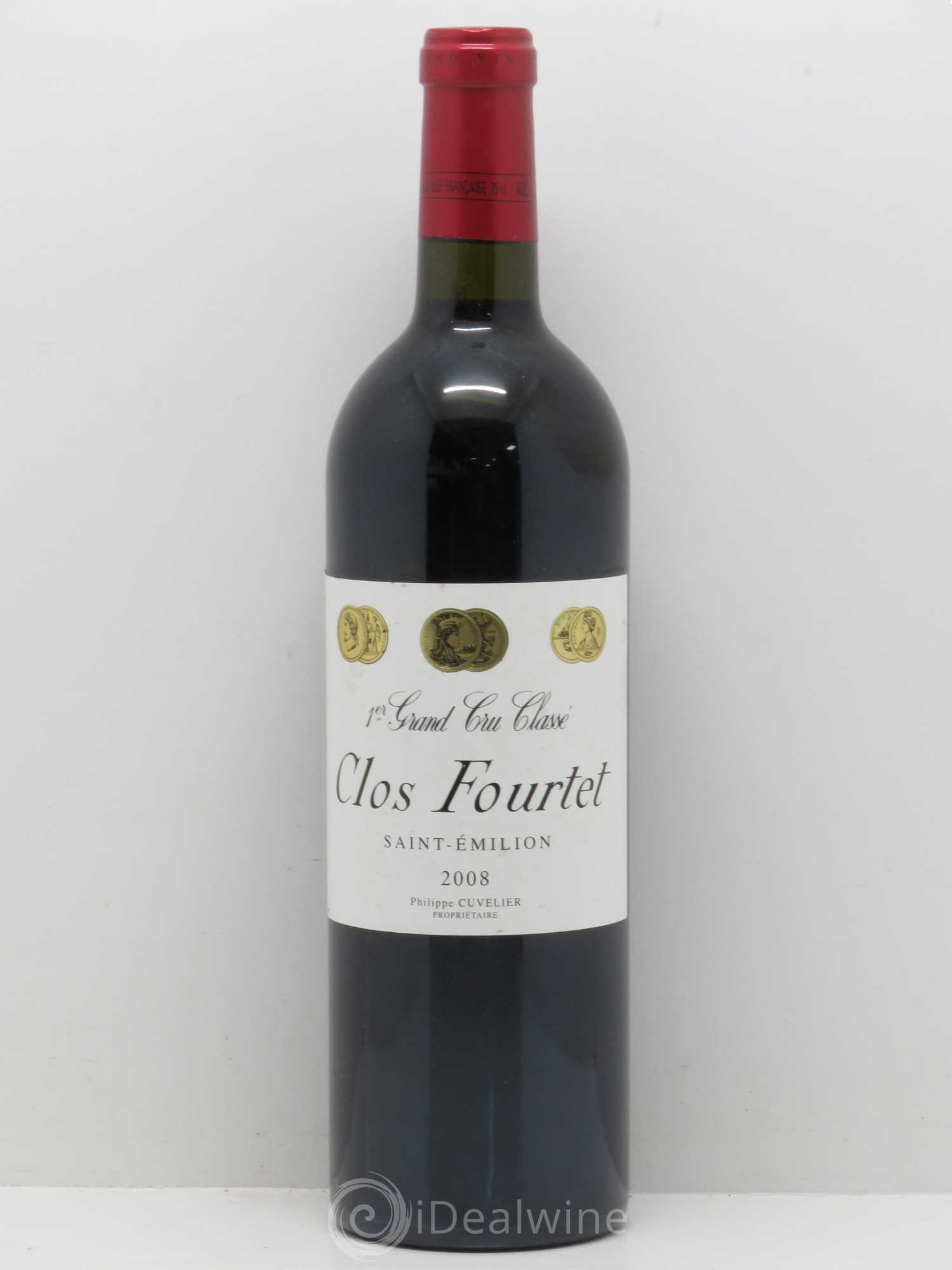 Clos Fourtet 1er Grand Cru Classé B 2008 - Lot de 1 bouteille - 0