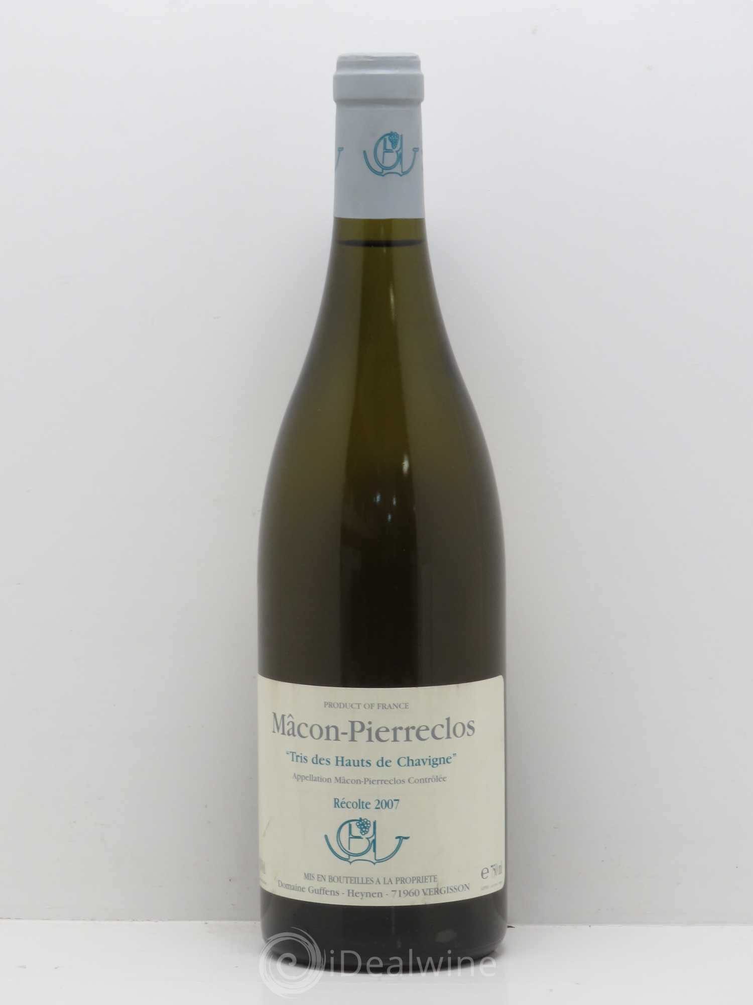 Mâcon-Pierreclos Tri de Chavigne Guffens-Heynen 2007 - Lot de 1 bouteille - 0