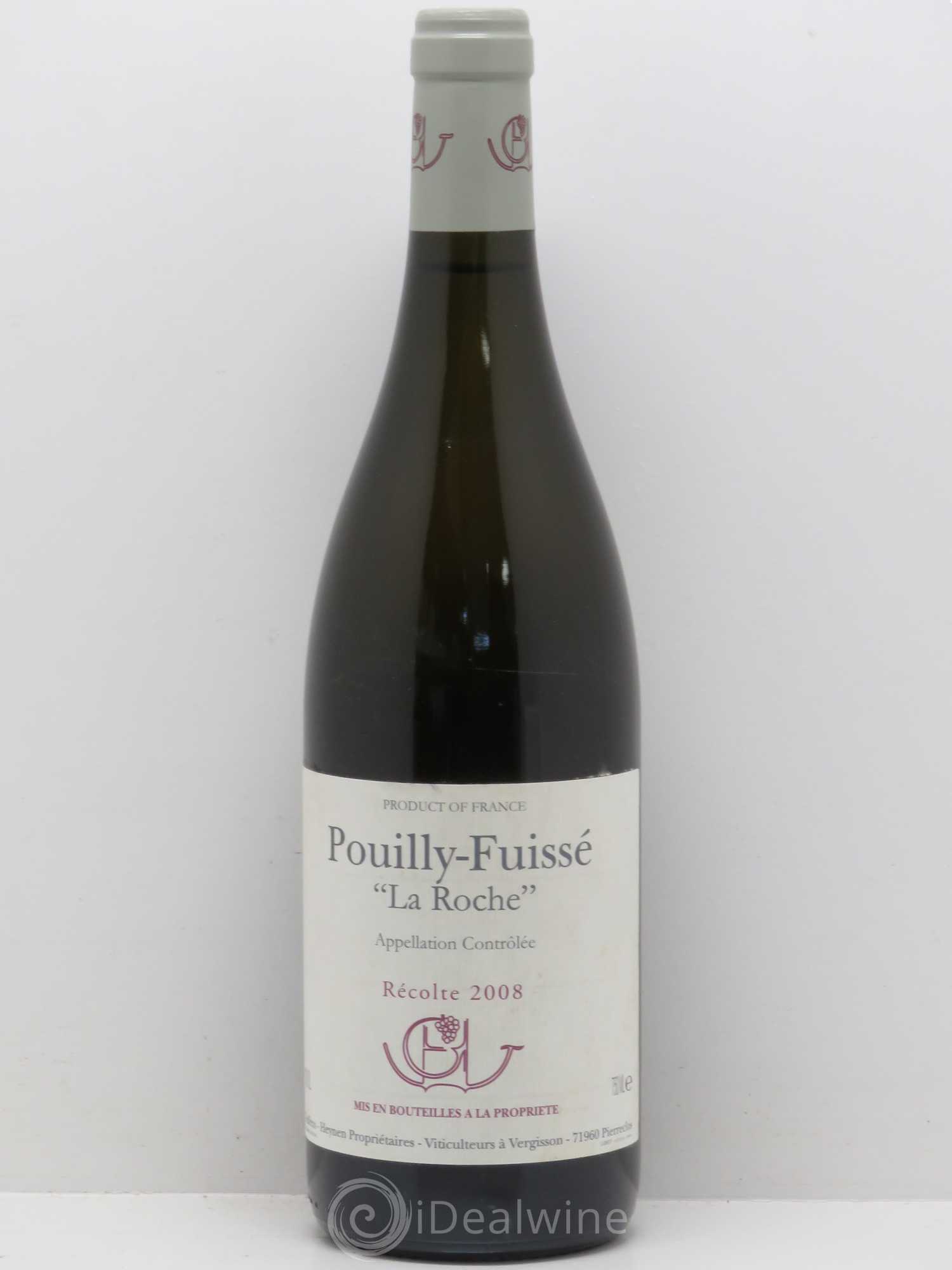 Pouilly-Fuissé Domaine Guffens Heynen La Roche 2008 - Posten von 1 Flasche - 0