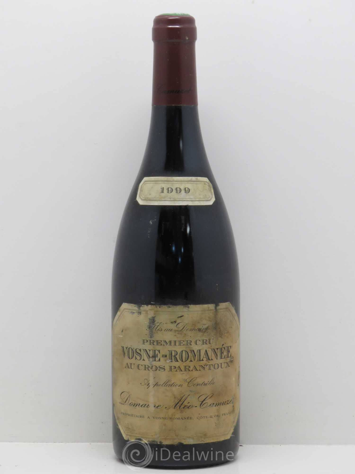 Vosne-Romanée 1er Cru Au Cros Parantoux Méo-Camuzet (Domaine) 1999 - Lot de 1 bouteille - 0