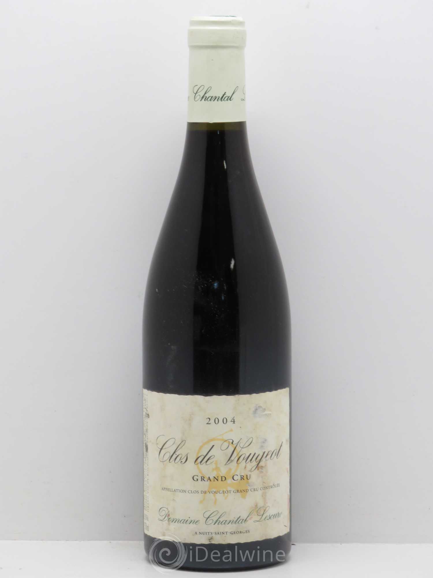 Clos de Vougeot Grand Cru Chantal Lescure 2004 - Lot de 1 bouteille - 0