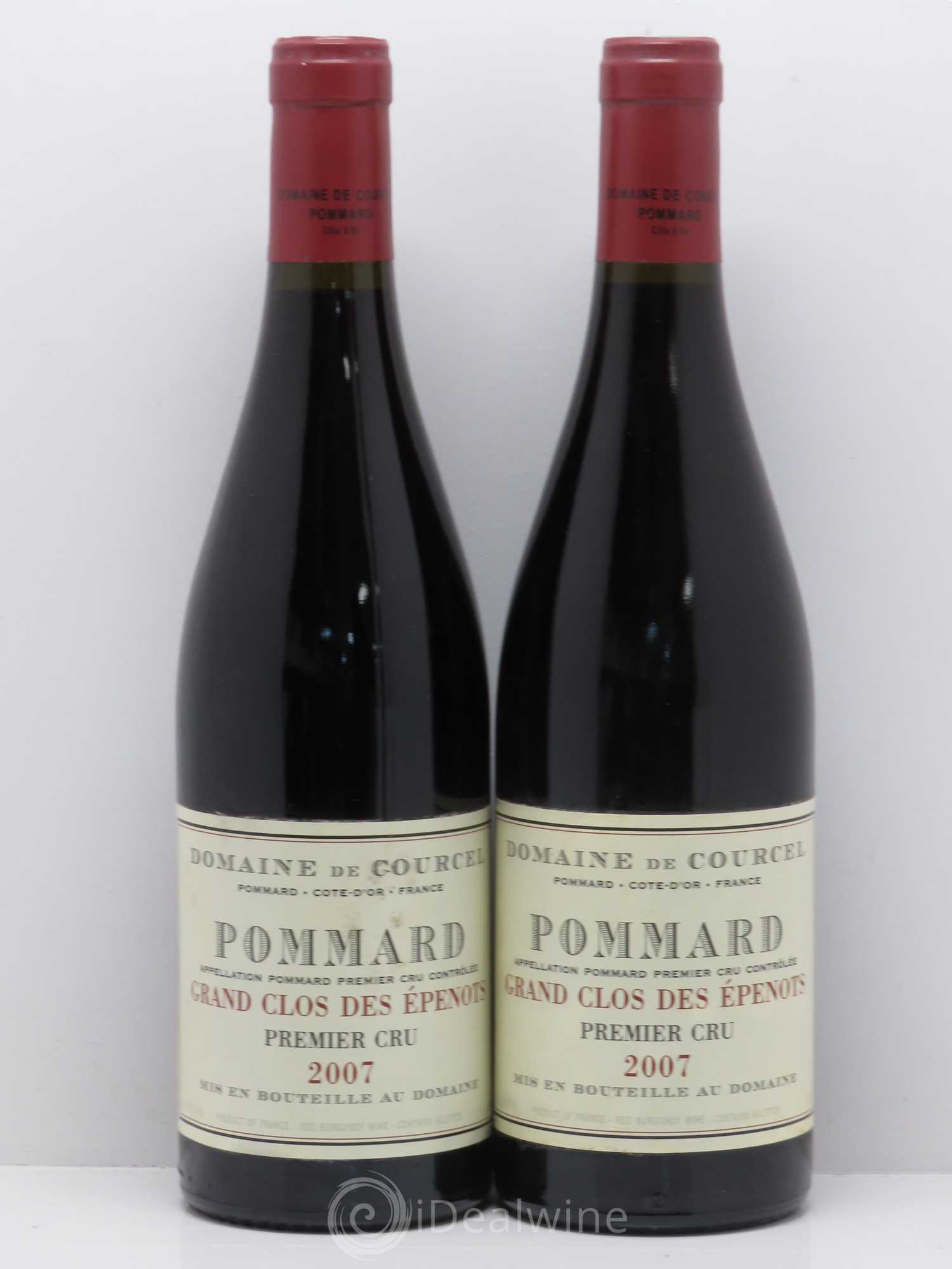Pommard 1er Cru Grand Clos des Epenots de Courcel (Domaine) 2007 - Lot de 2 bouteilles - 0