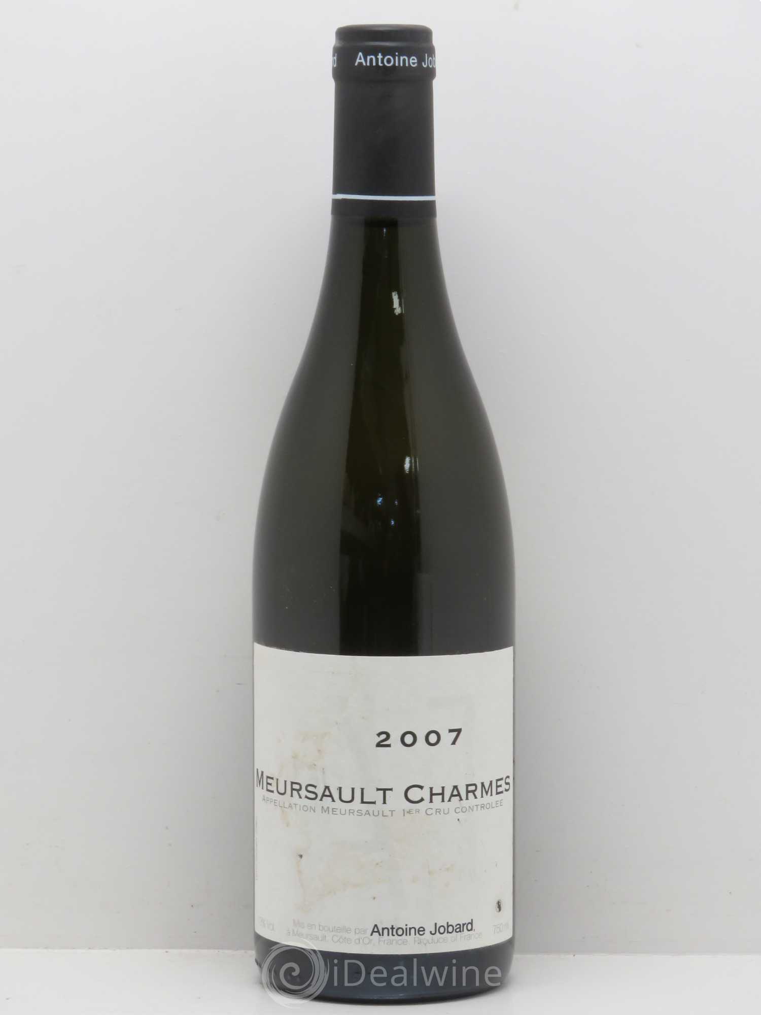 Meursault 1er Cru Charmes François et Antoine Jobard (Domaine) 2007 - Lot de 1 bouteille - 0