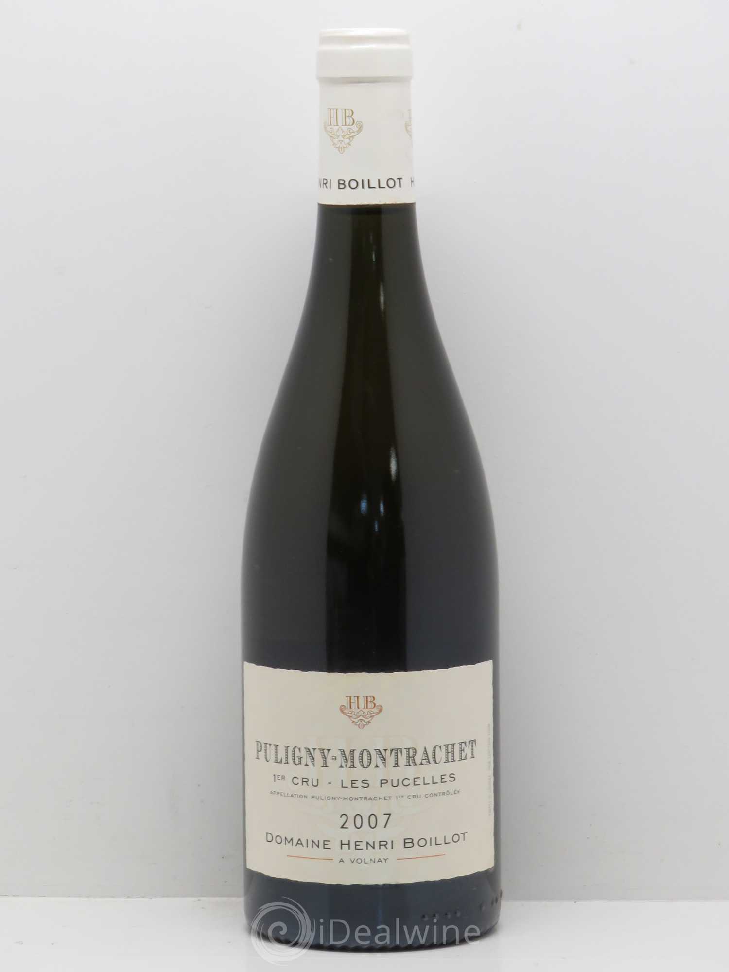 Puligny-Montrachet 1er Cru Les Pucelles Henri Boillot (Domaine) 2007 - Lot de 1 bouteille - 0