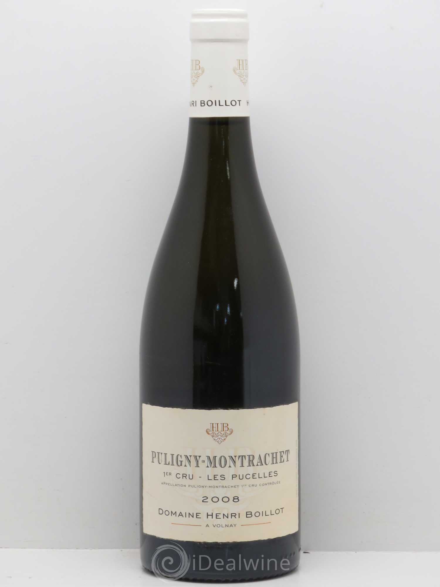 Puligny-Montrachet 1er Cru Les Pucelles Henri Boillot (Domaine) 2008 - Lot de 1 bouteille - 0
