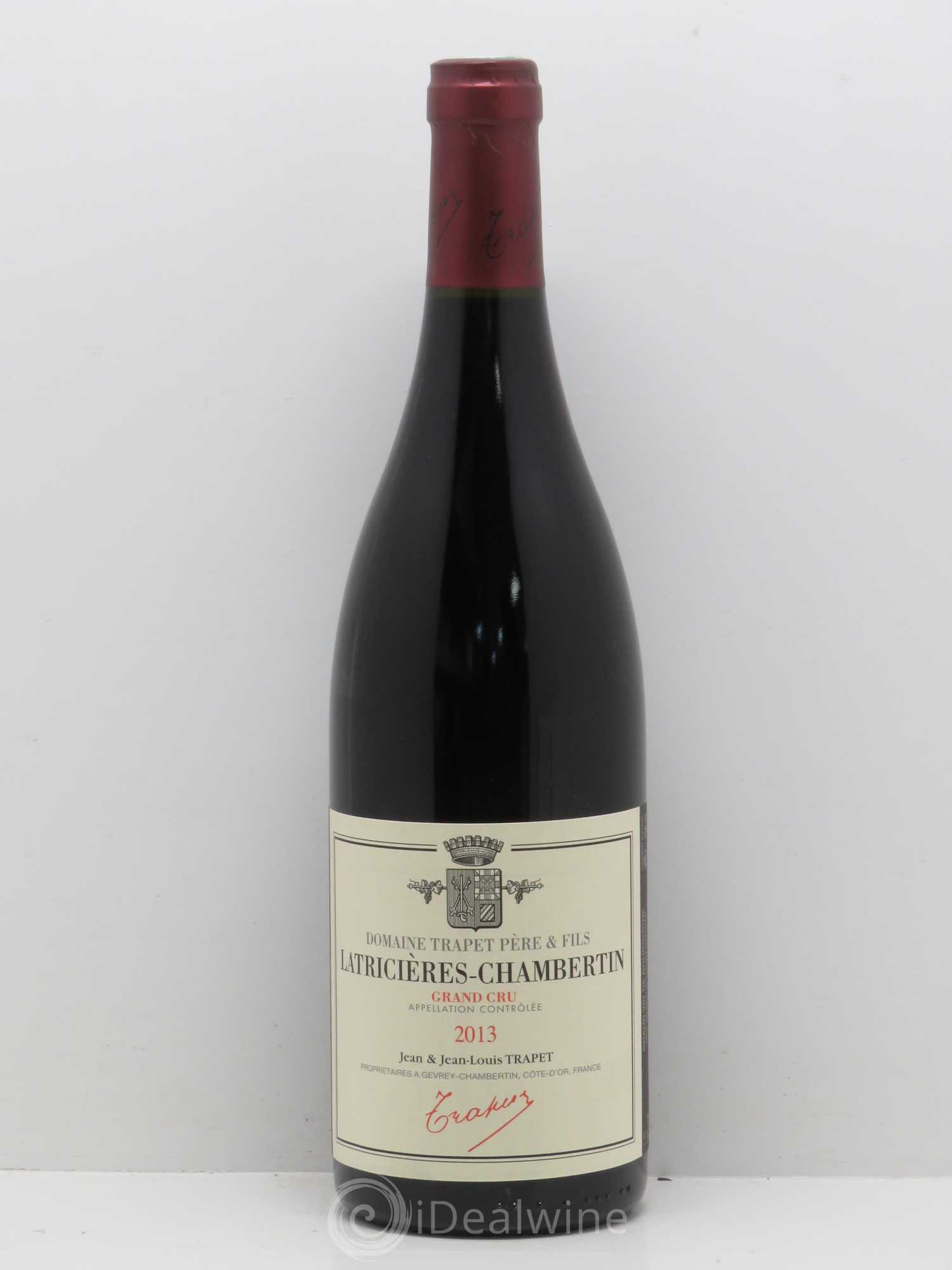 Latricières-Chambertin Grand Cru Domaine Trapet 2013 - Lot de 1 bouteille - 0