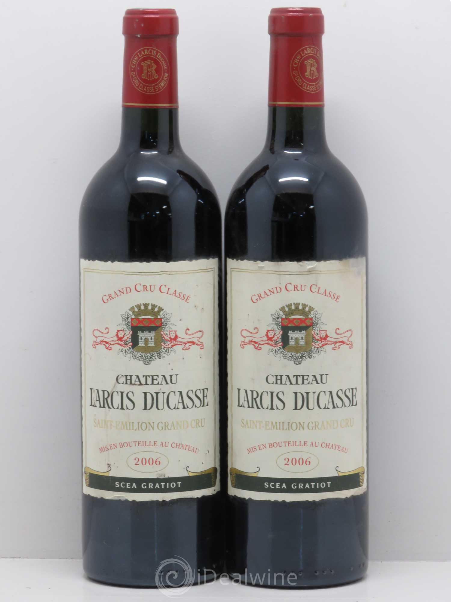 Château Larcis Ducasse 1er Grand Cru Classé B 2006 - Lot de 2 bouteilles - 0