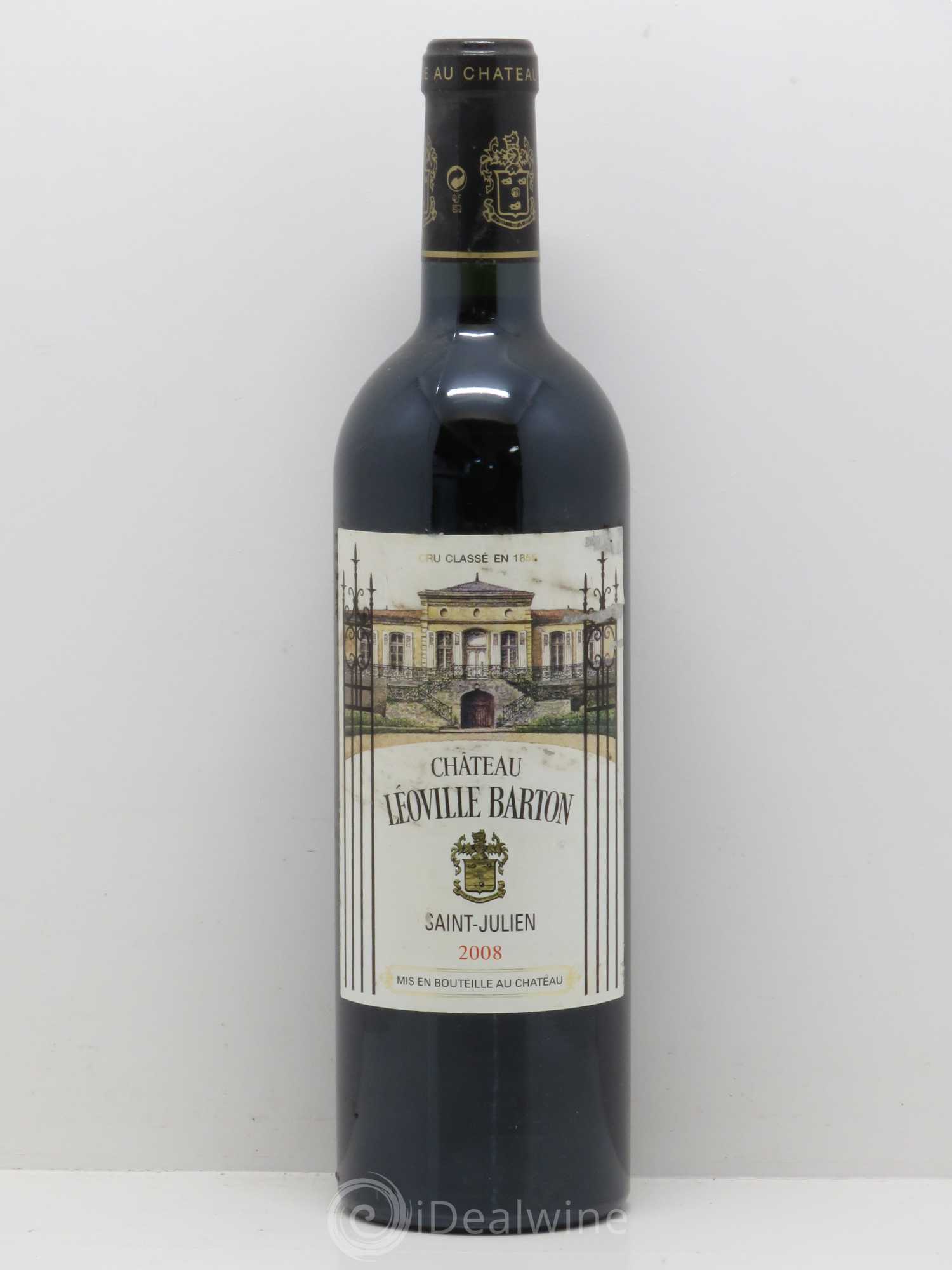 Château Léoville Barton 2ème Grand Cru Classé 2008 - Lot de 1 bouteille - 0