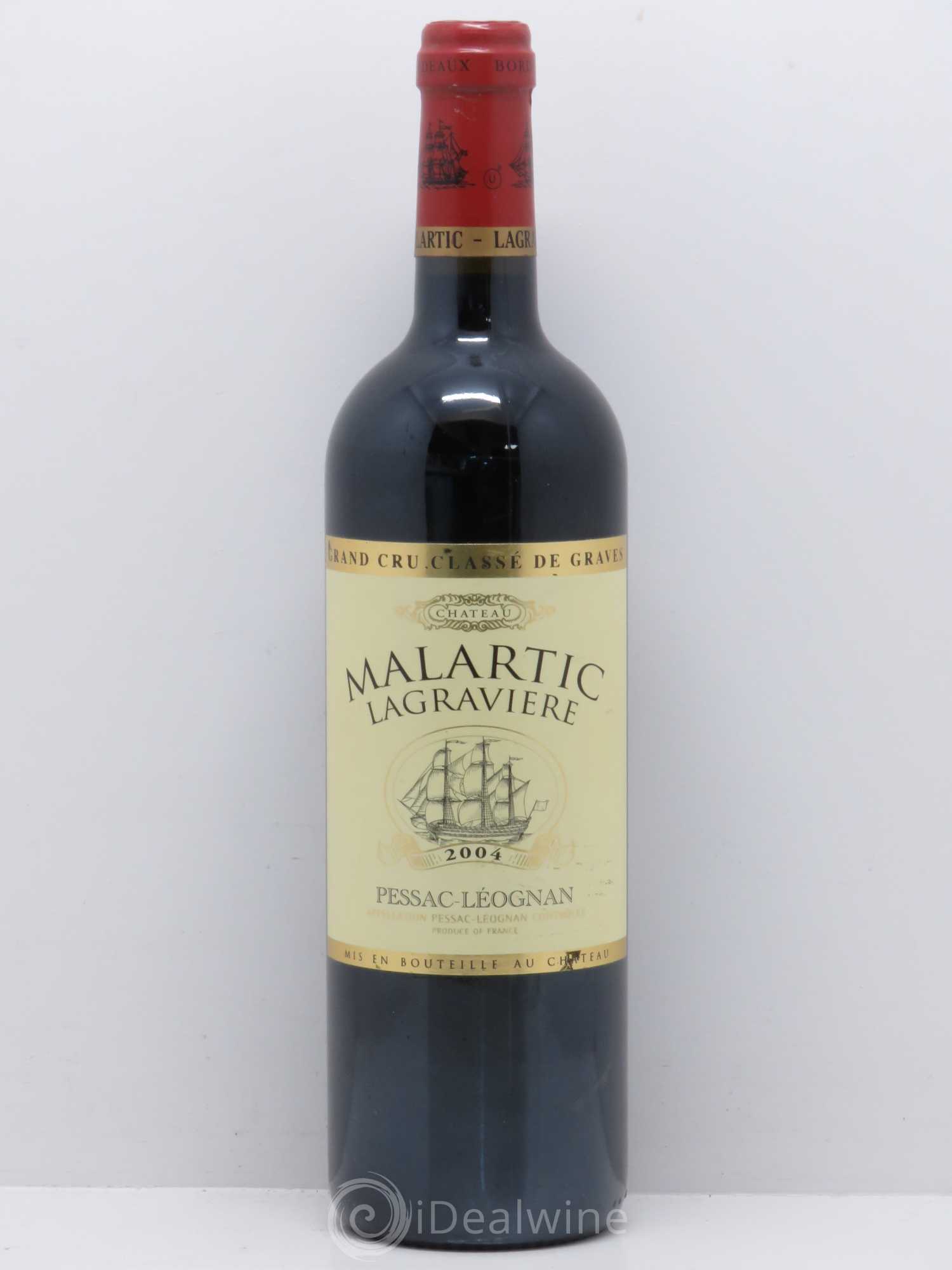 Château Malartic-Lagravière Cru Classé de Graves 2004 - Lot de 1 bouteille - 0