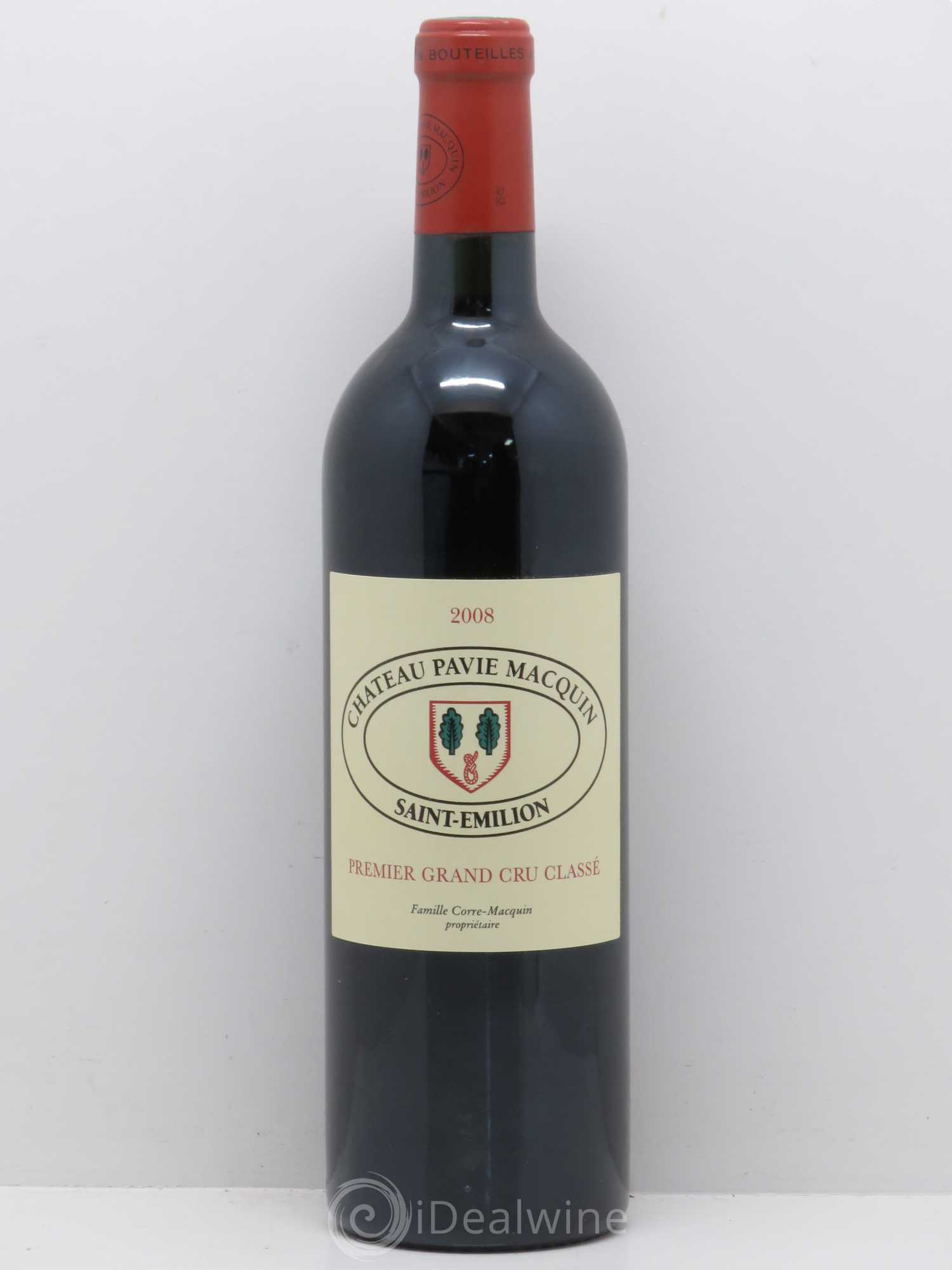 Château Pavie Macquin 1er Grand Cru Classé B 2008 - Lot de 1 bouteille - 0