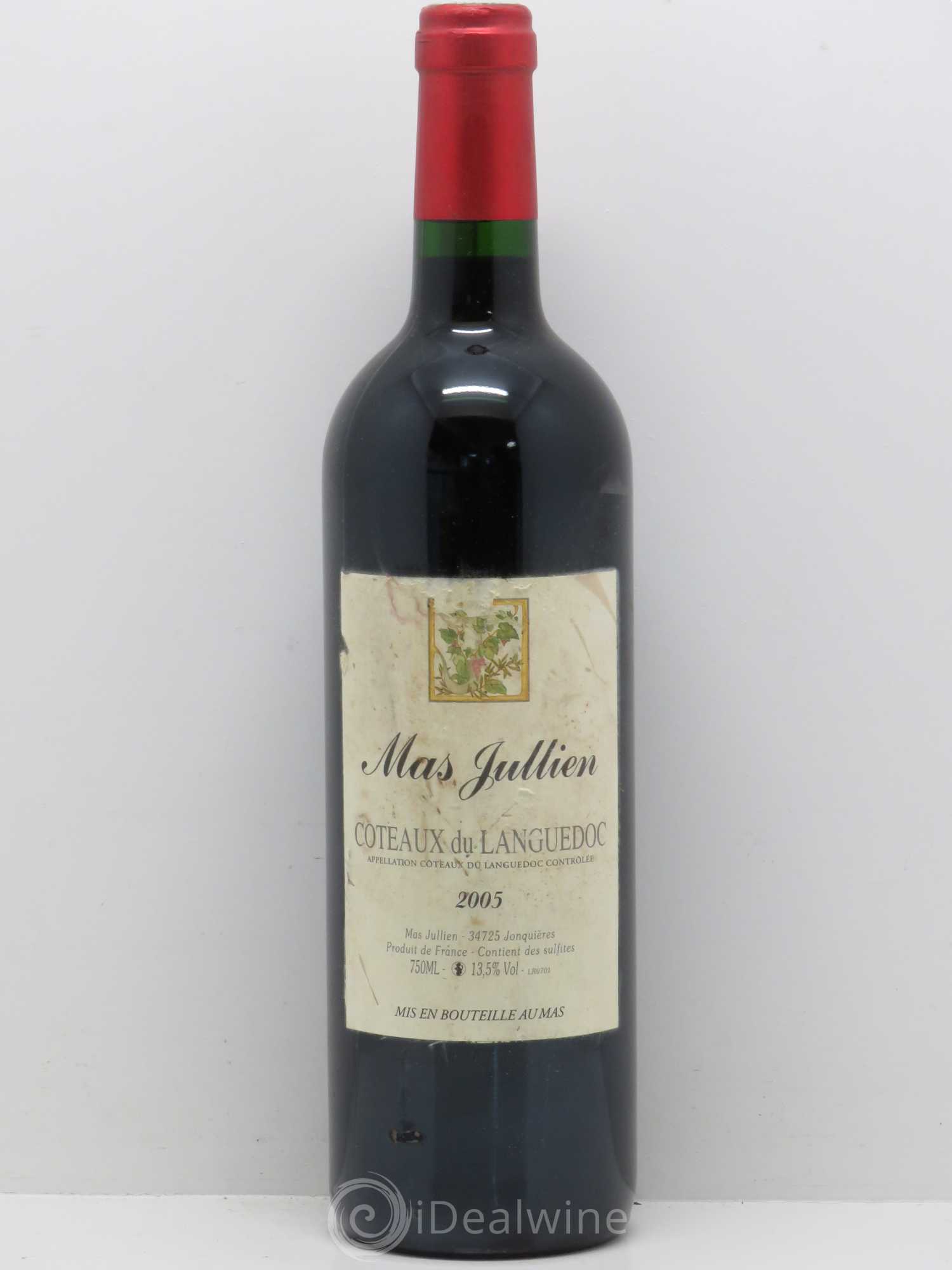 Terrasses du Larzac Mas Jullien Olivier Jullien 2005 - Lot de 1 bouteille - 0